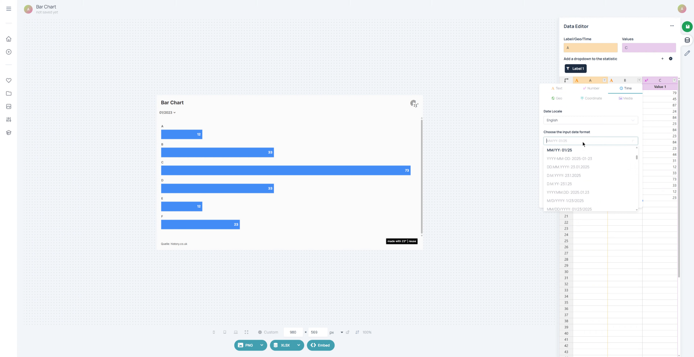 Select Input Format
