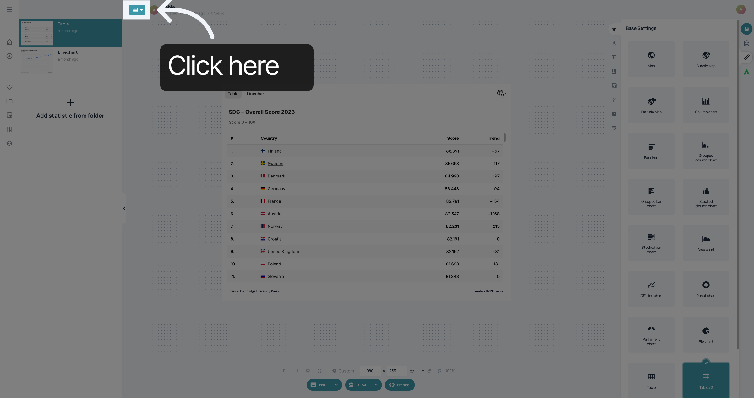 Switch to Slideshow editor