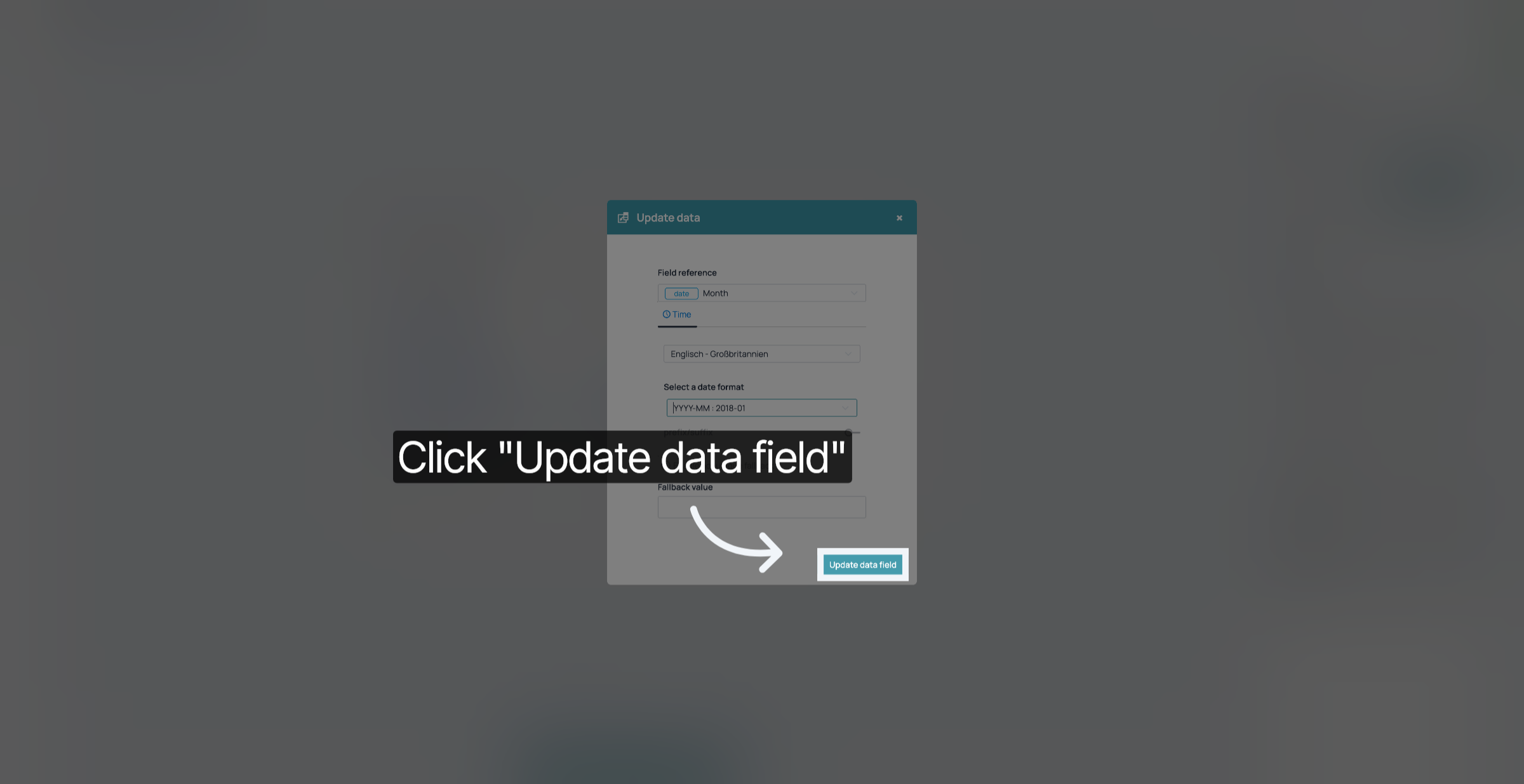 Update Data Field