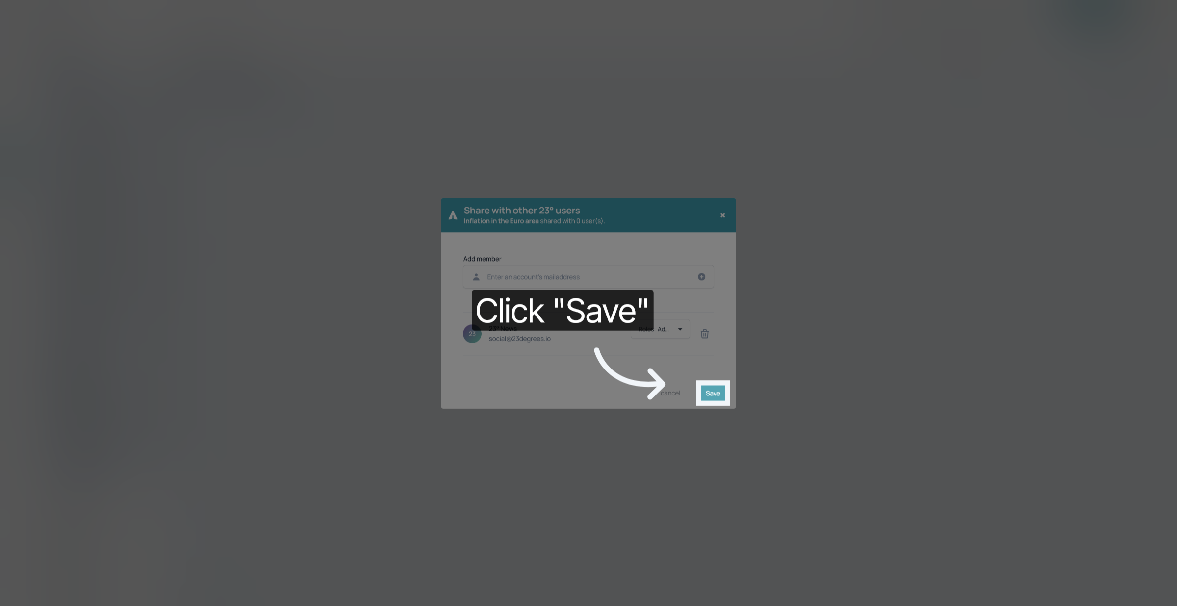 Save Sharing Settings