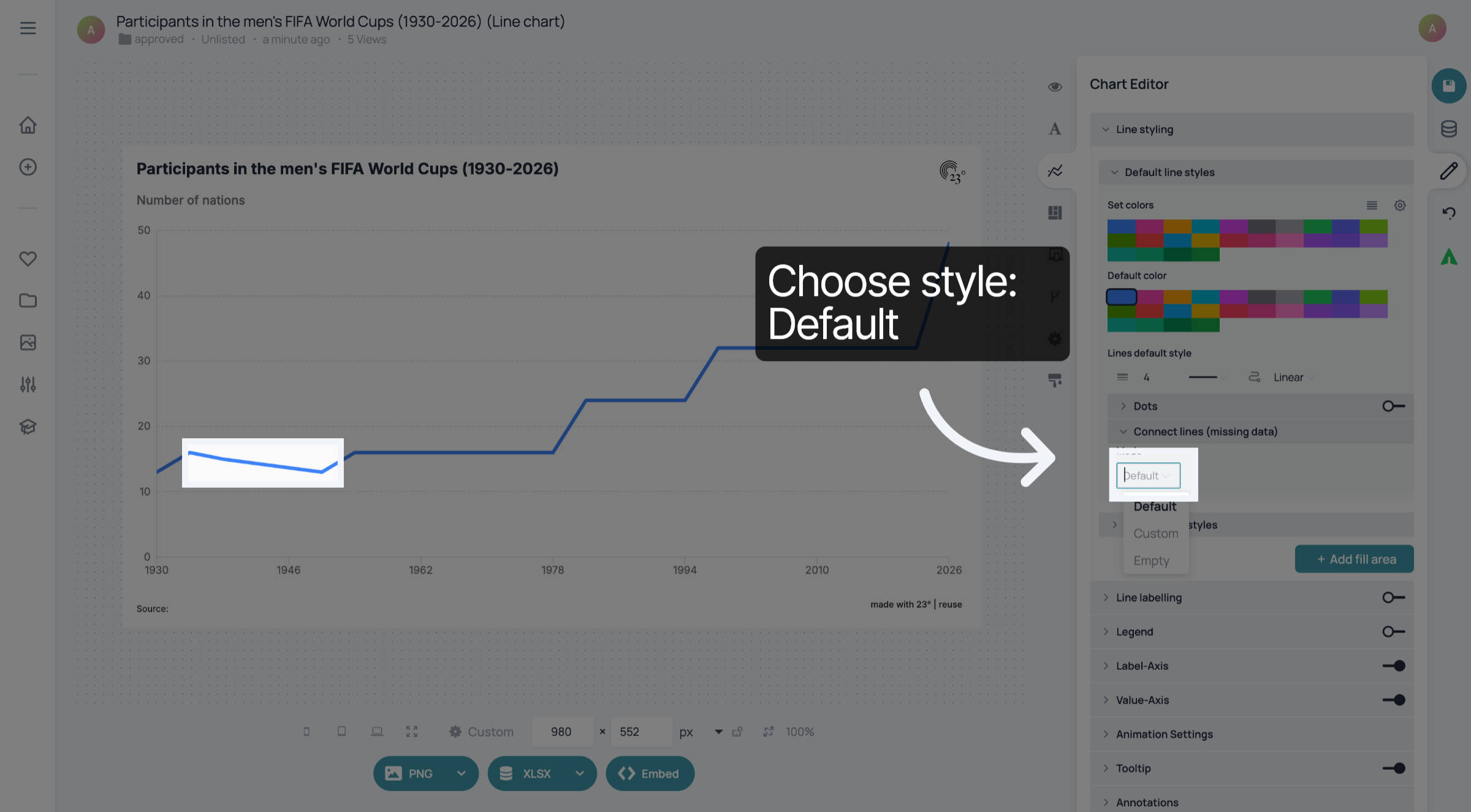 Choose style