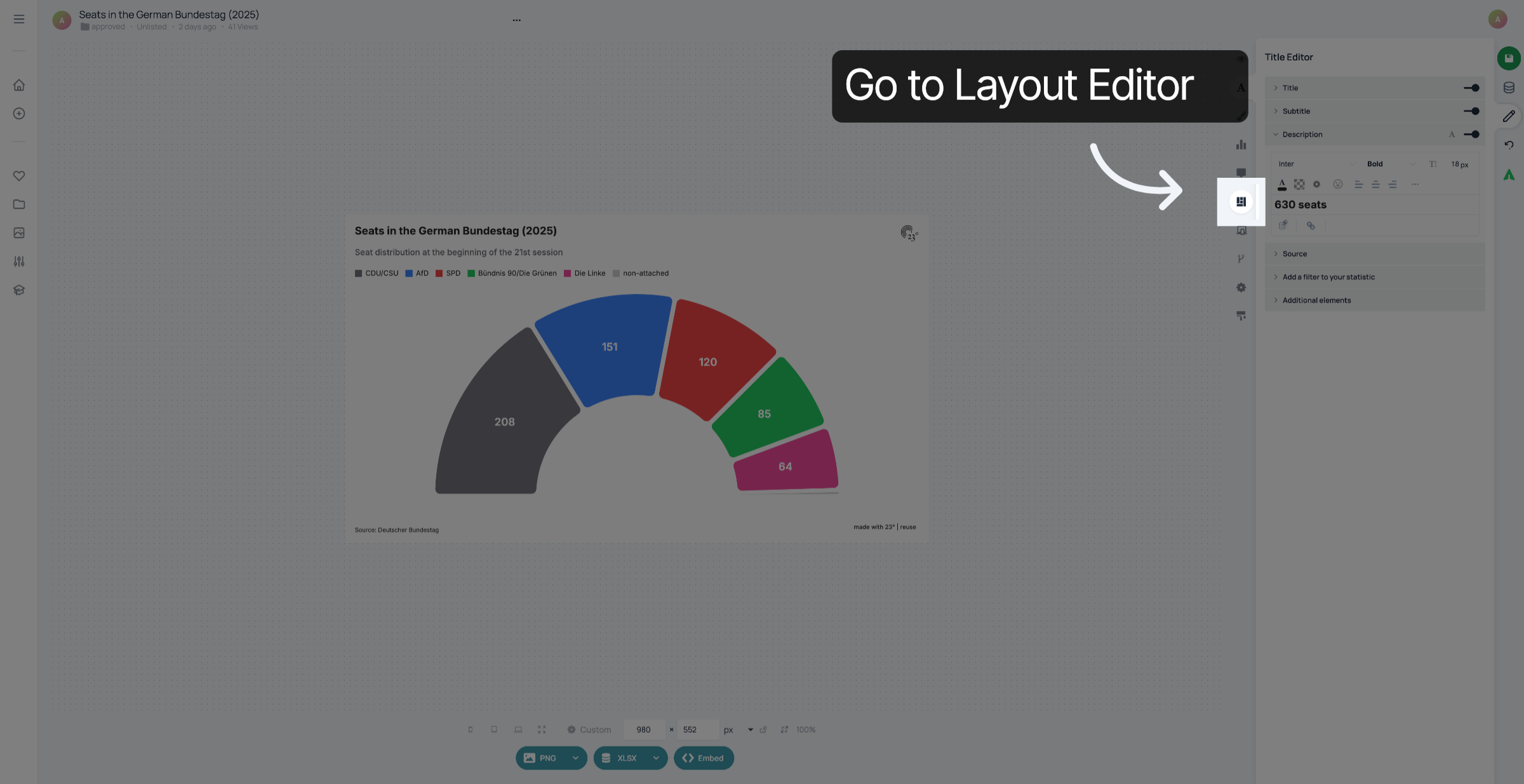 Open Layout Settings