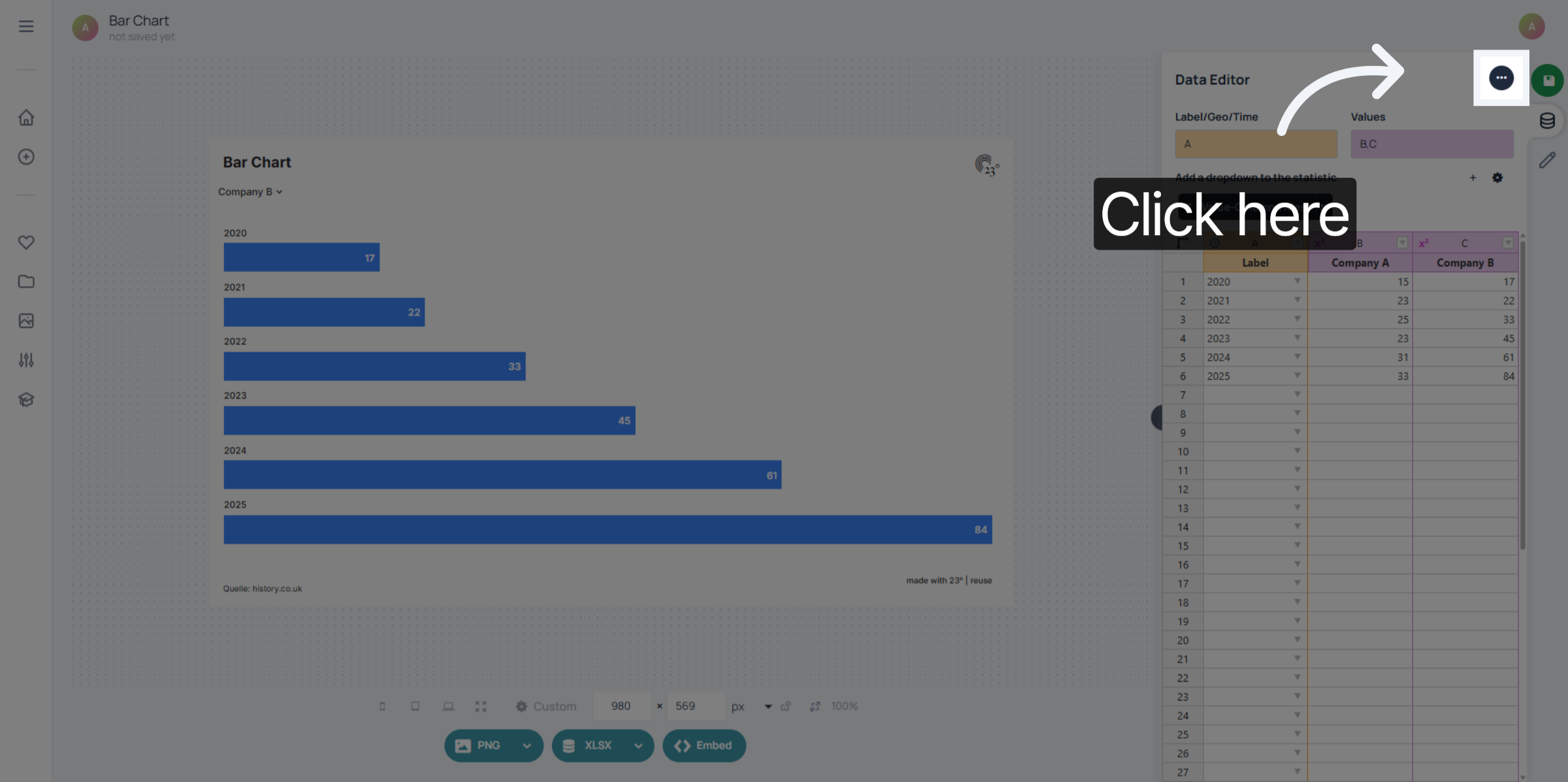 Select Data Format Settings