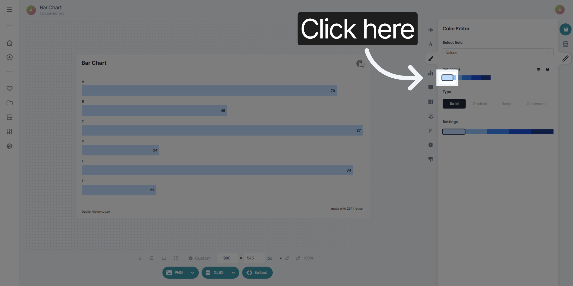 Access Colour Settings