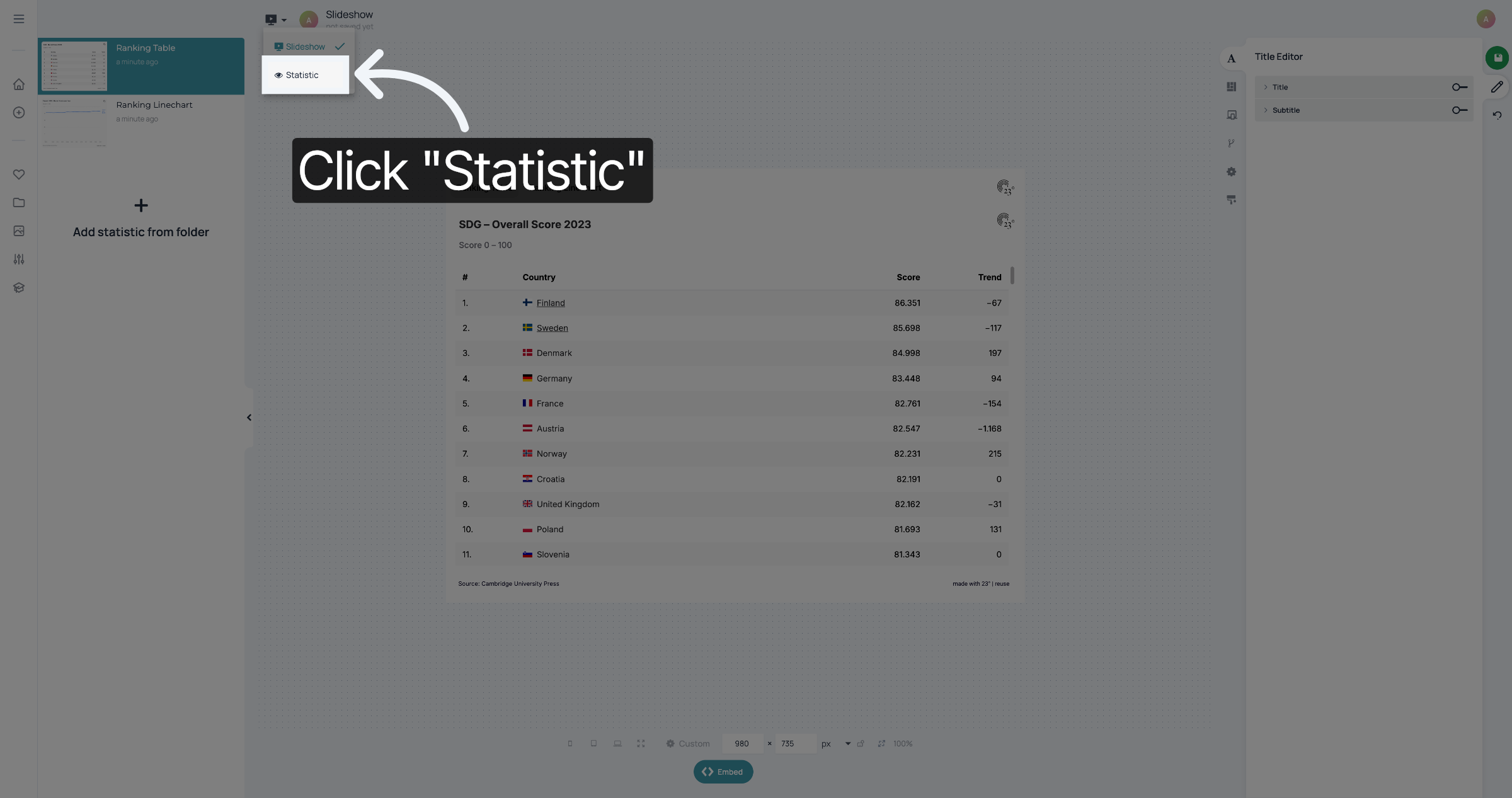 Click Statistic