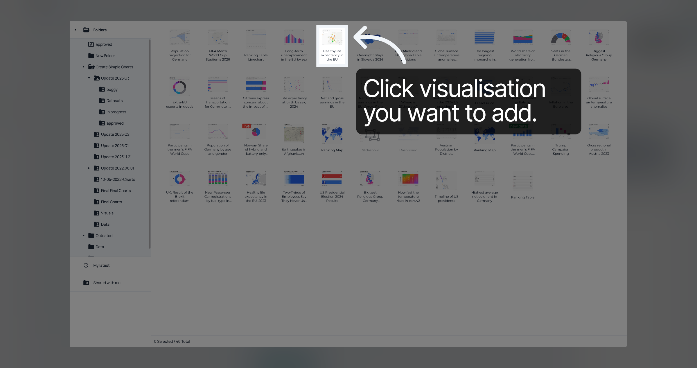 Add first visualisation