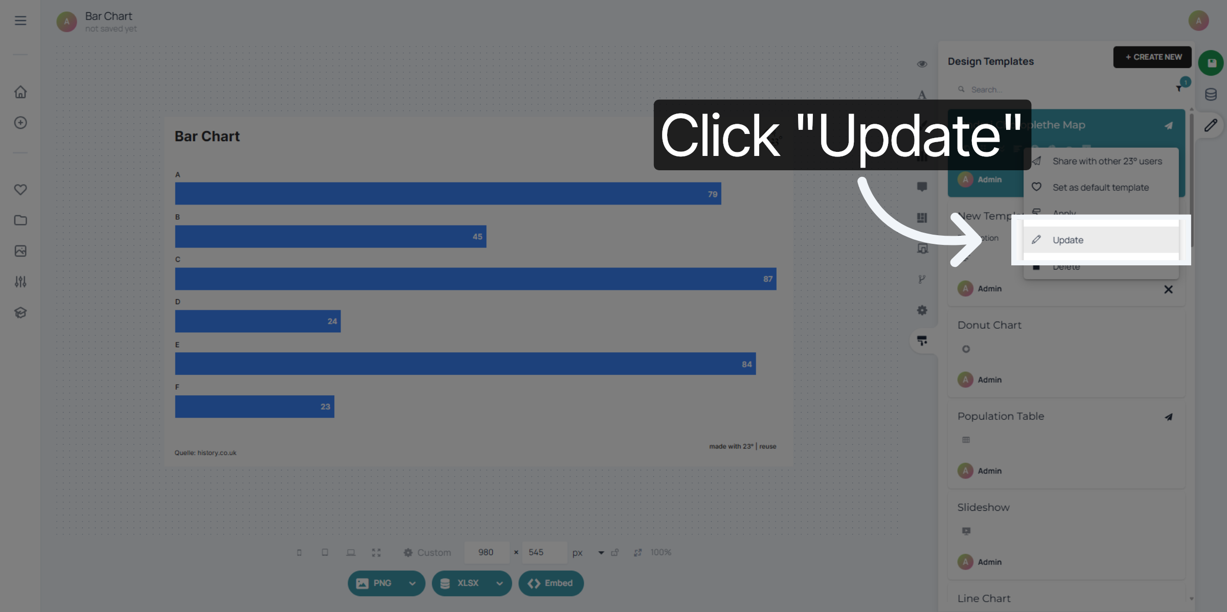 Click Update Button