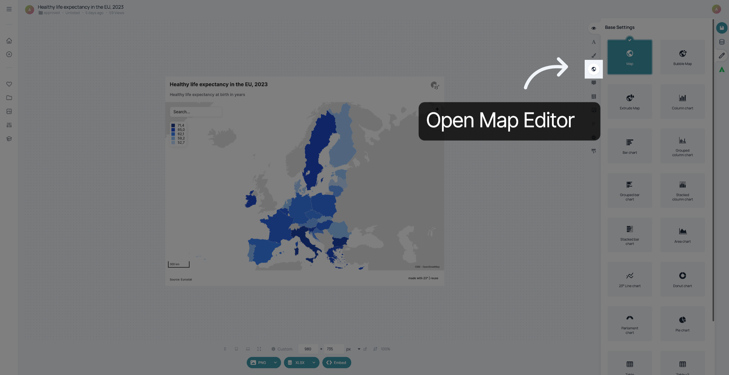 Open Map Editor