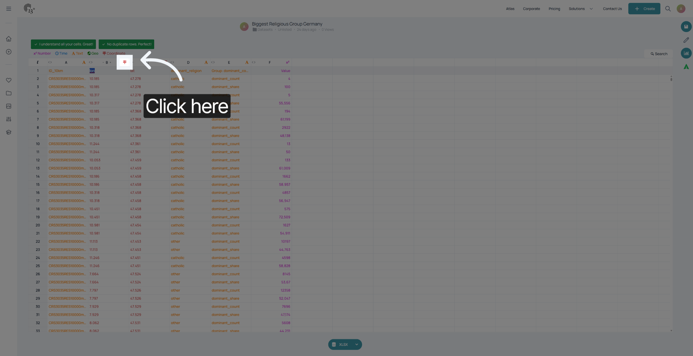 Open First Configuration Menu