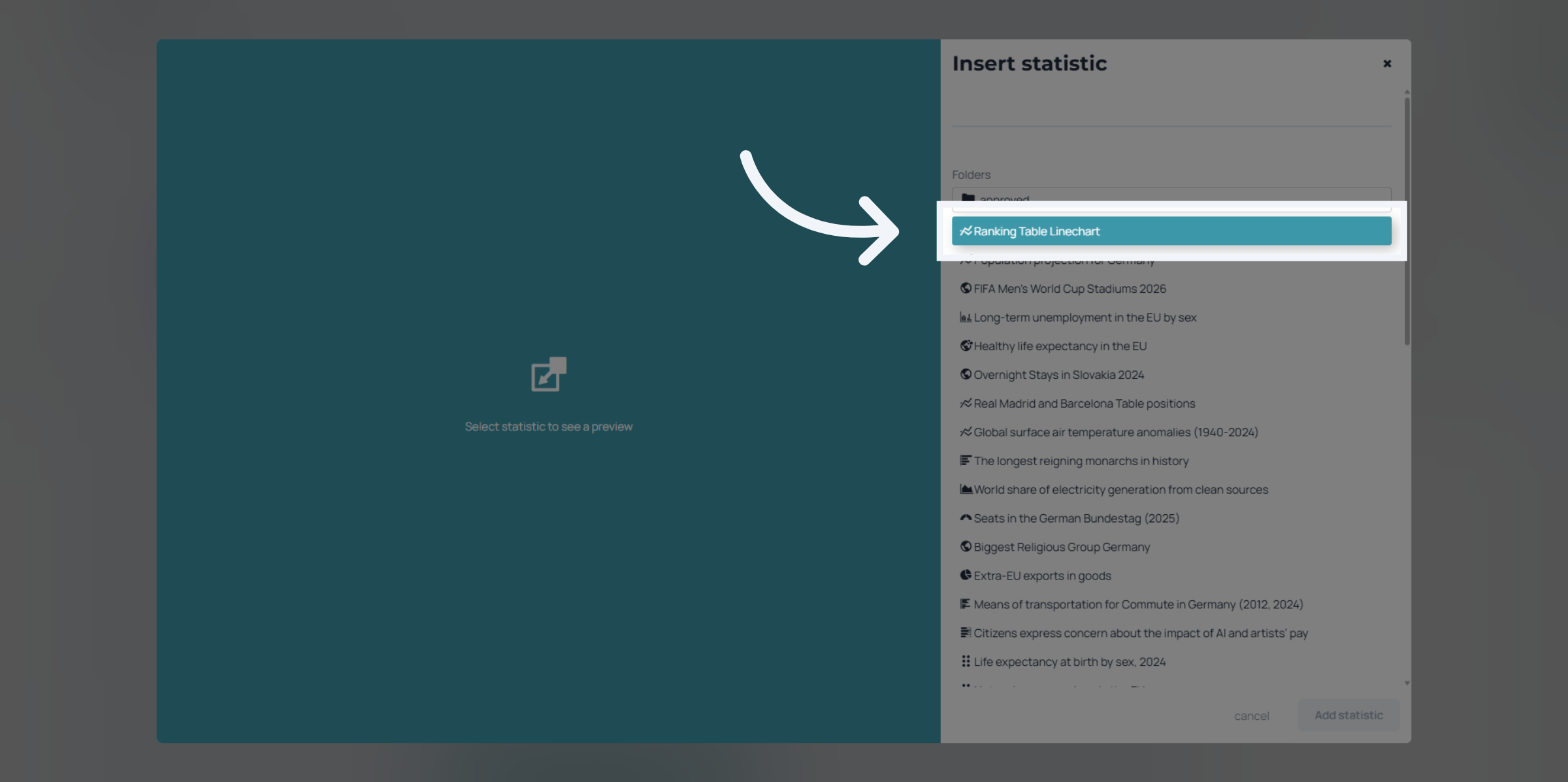 Navigate through folders
