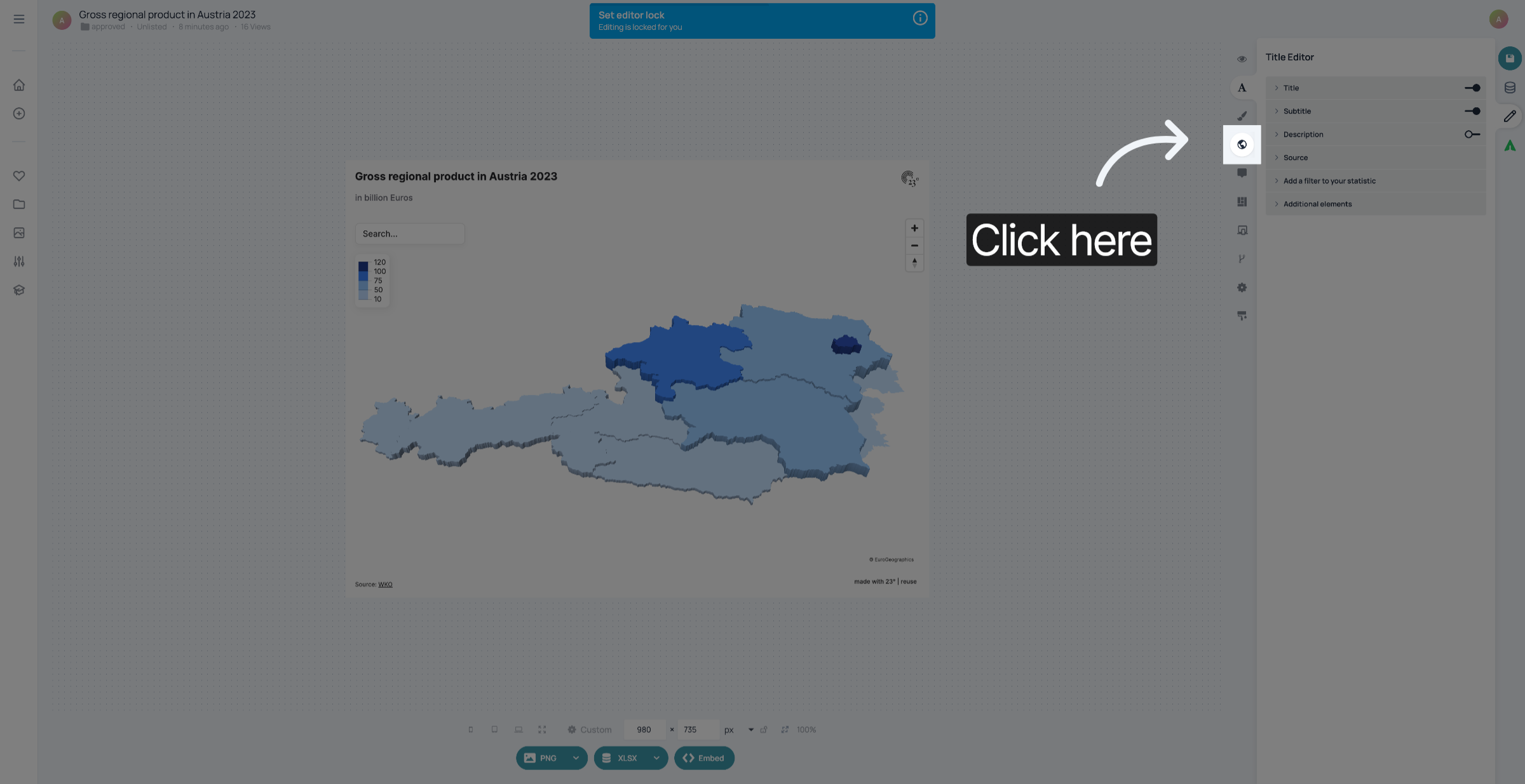 Access Extrude Map Options