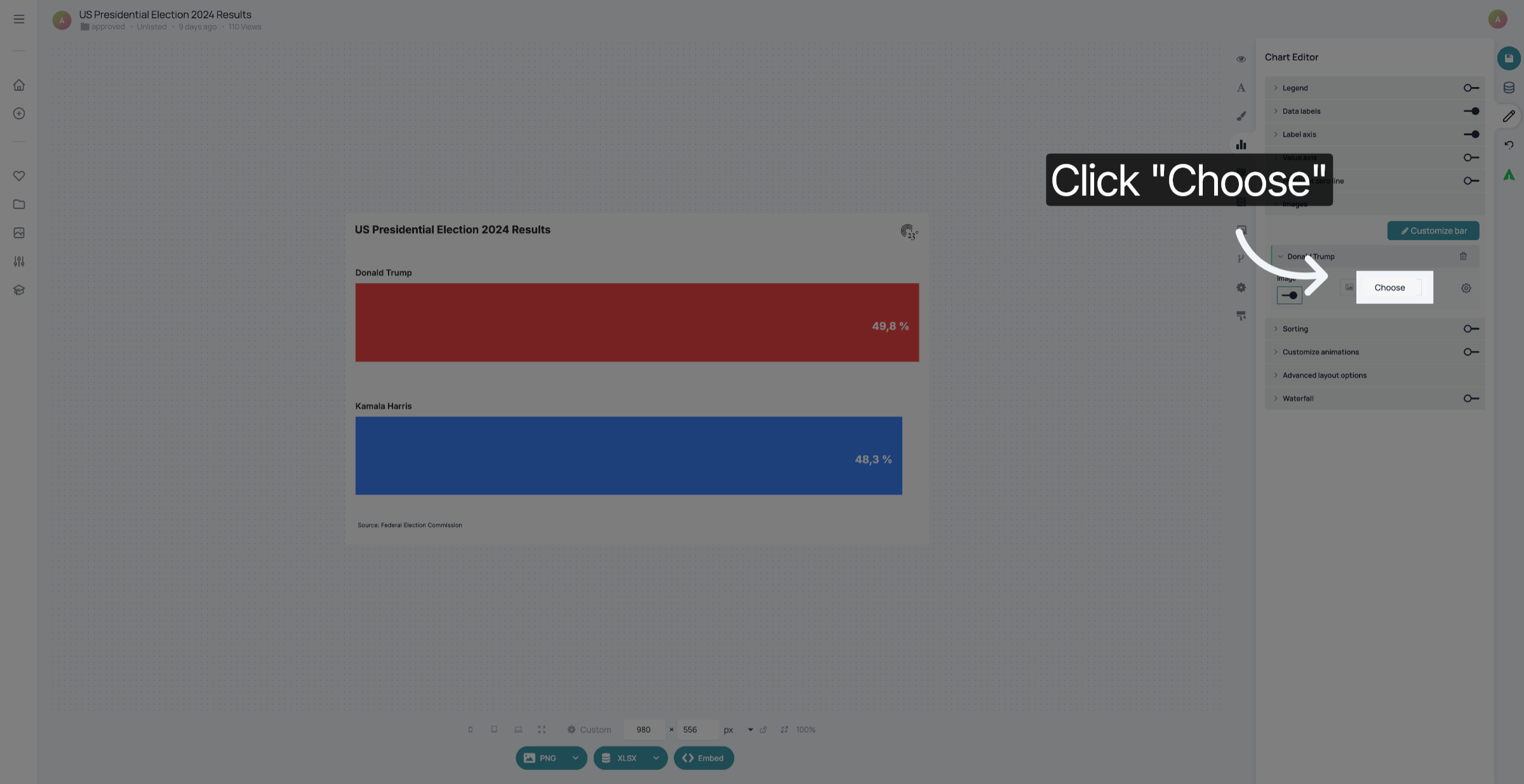 Click 'Choose'
