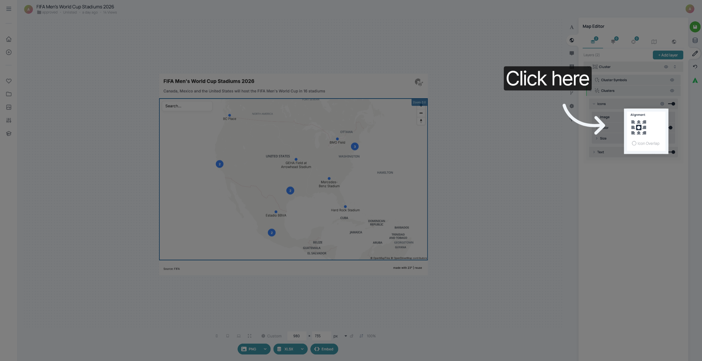 Open Advanced Cluster Settings