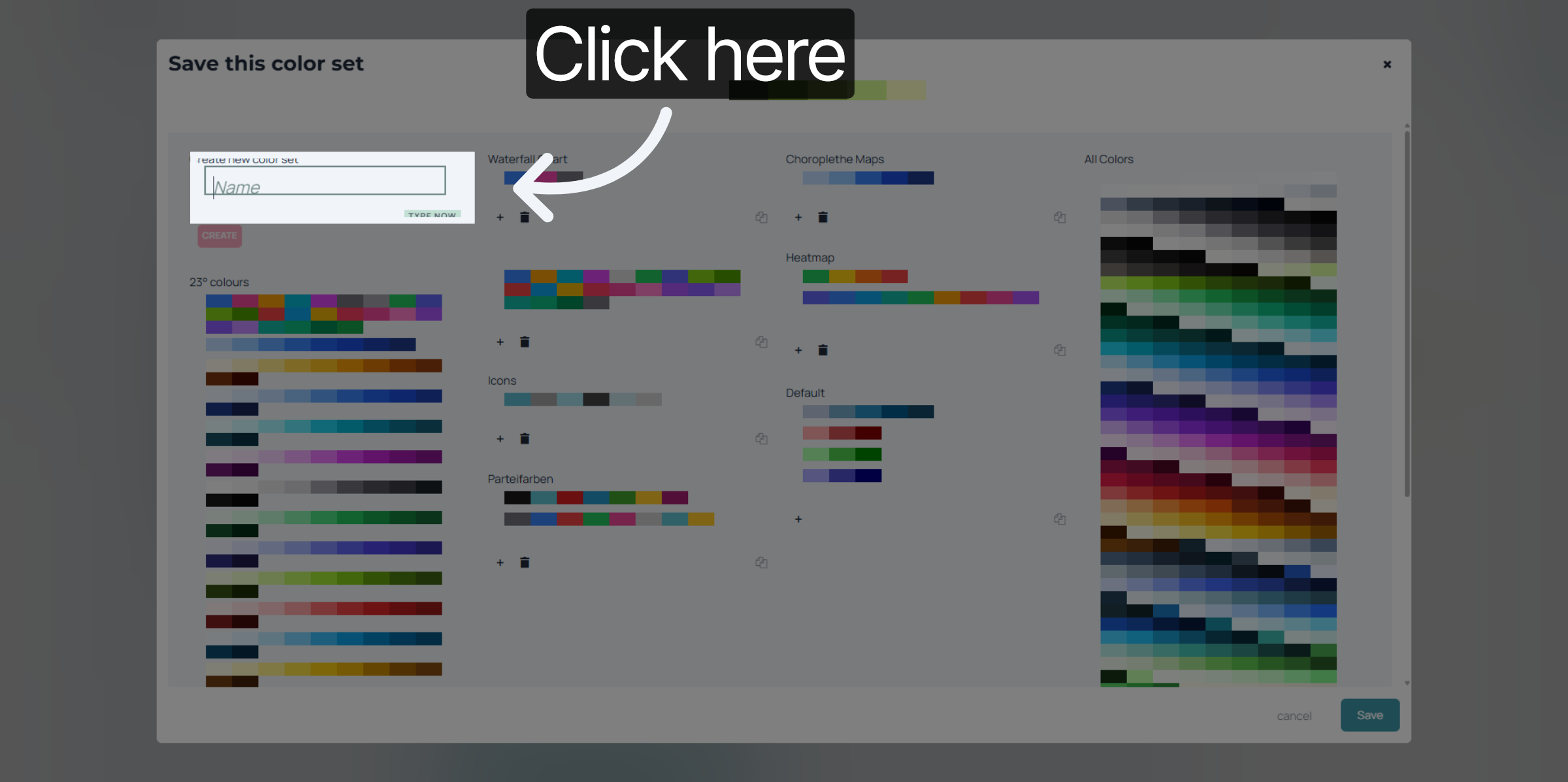 Name your Colour Set
