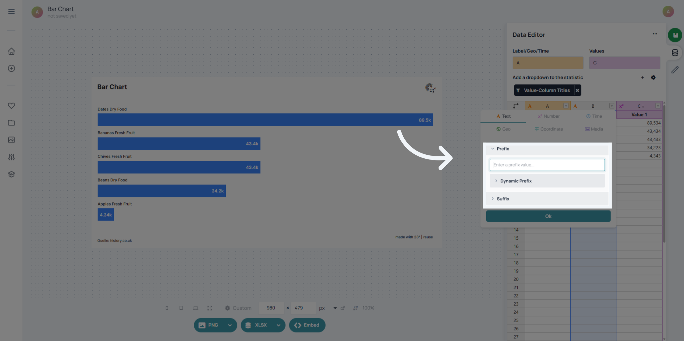 Activate Prefix Entry