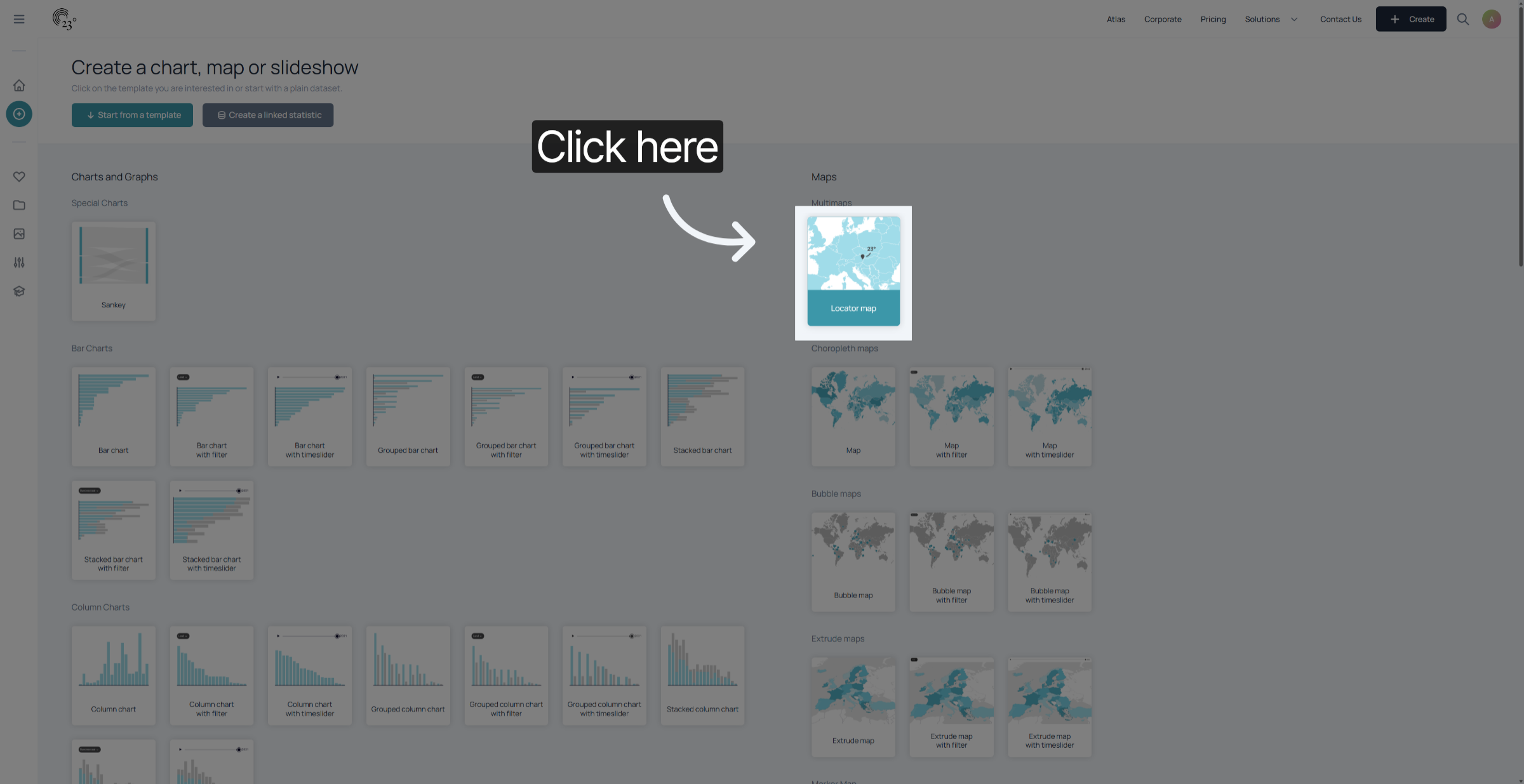 Select Locator Map