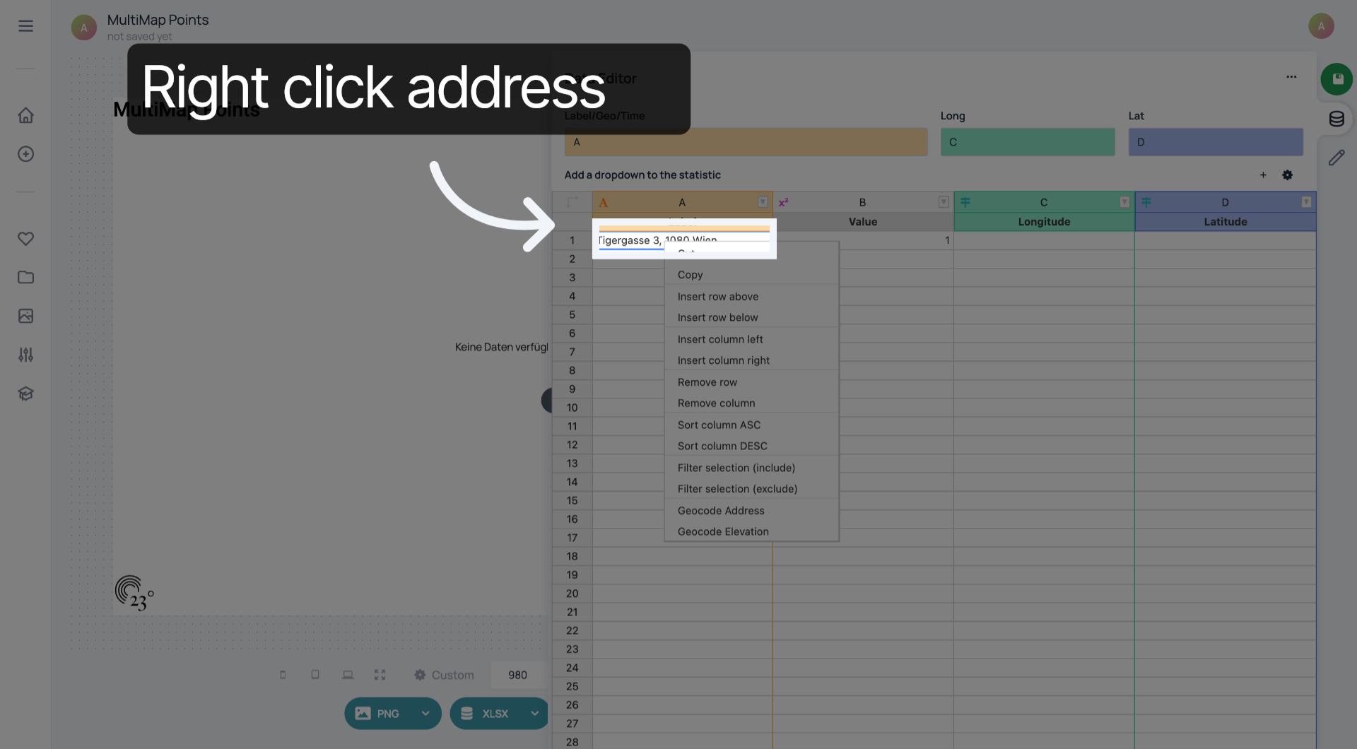 Confirm Address Selection