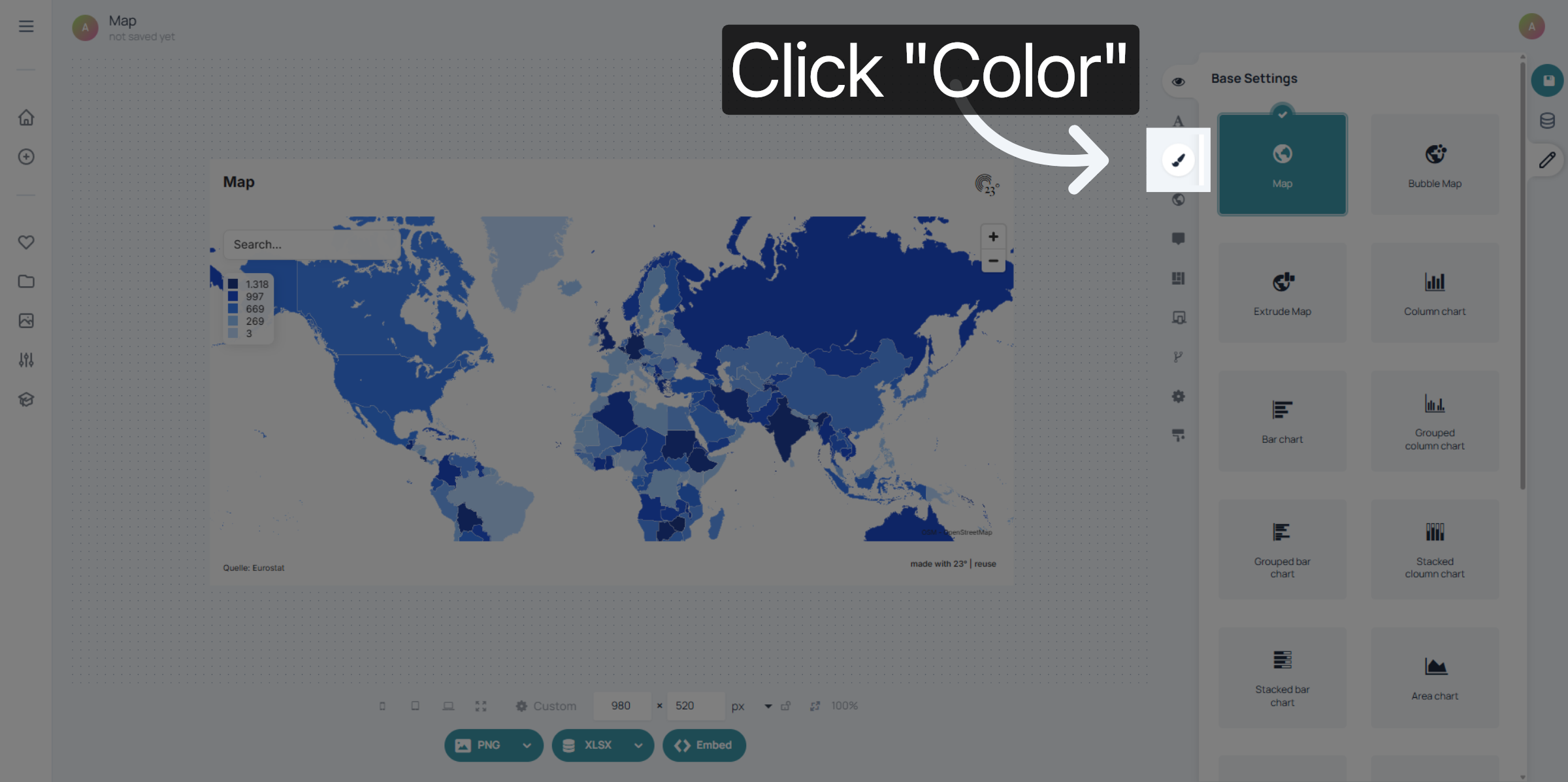 Open Color Settings