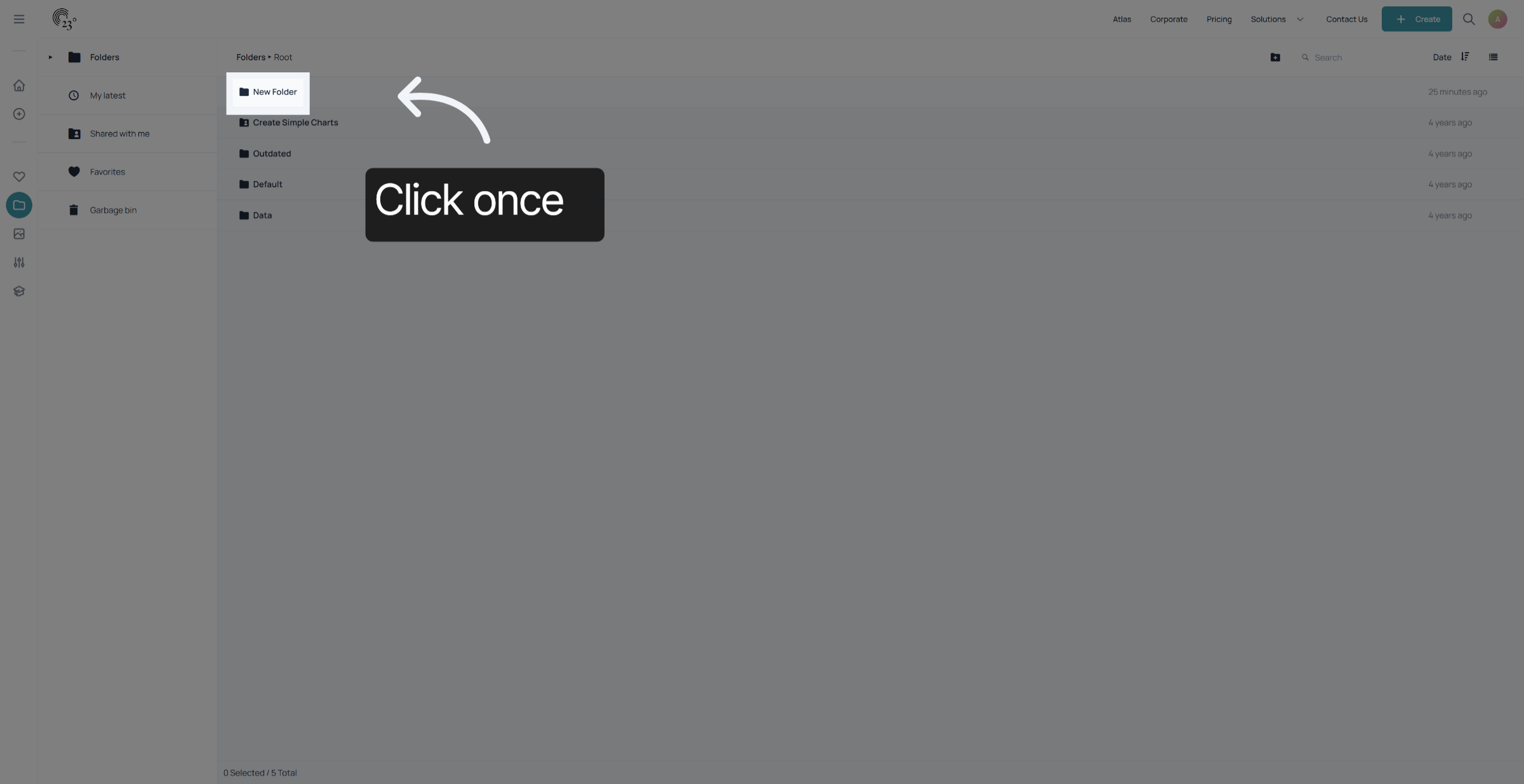 Select Folder to Share