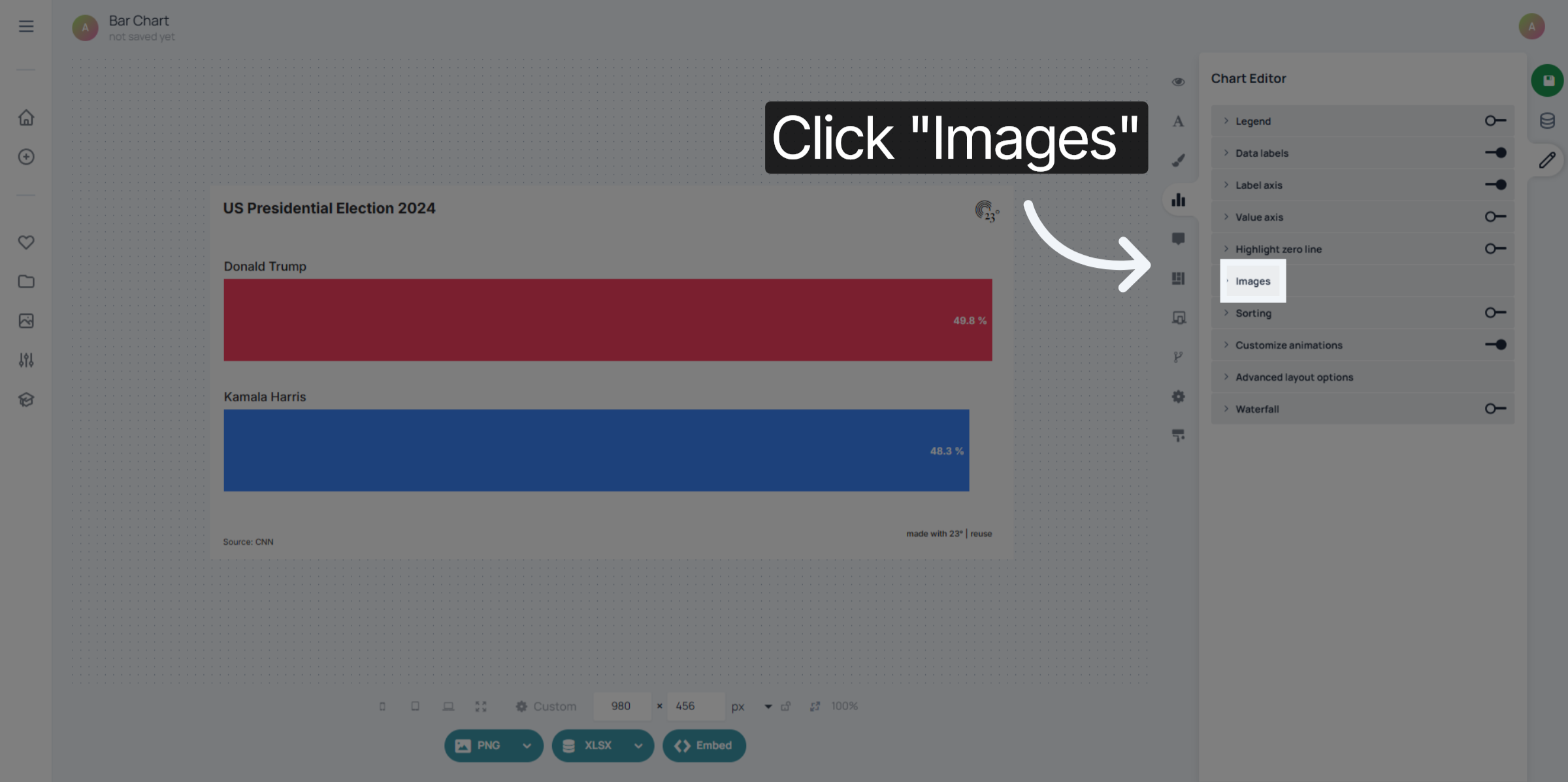 Select Images Tab