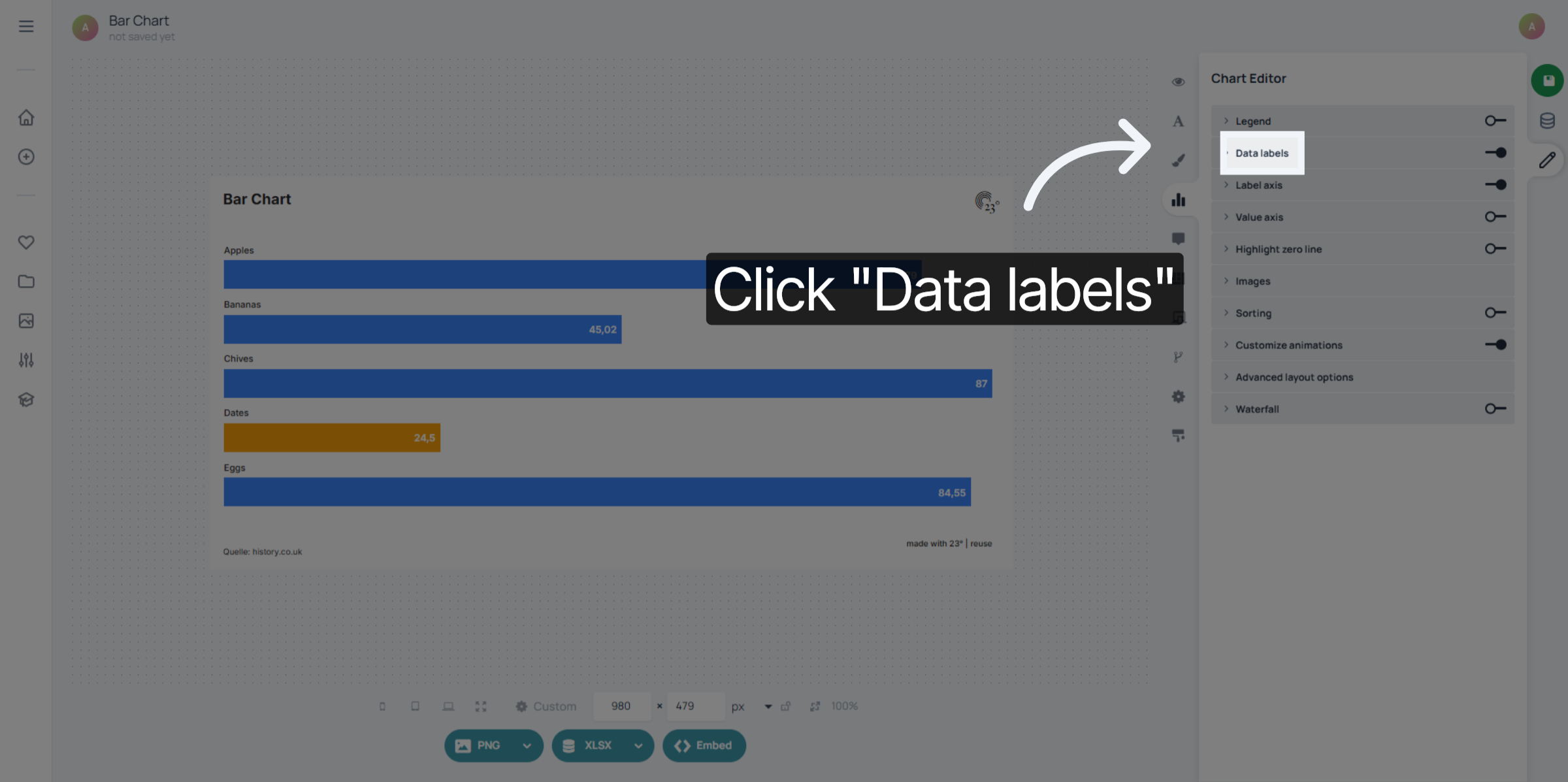 Select Data Labels