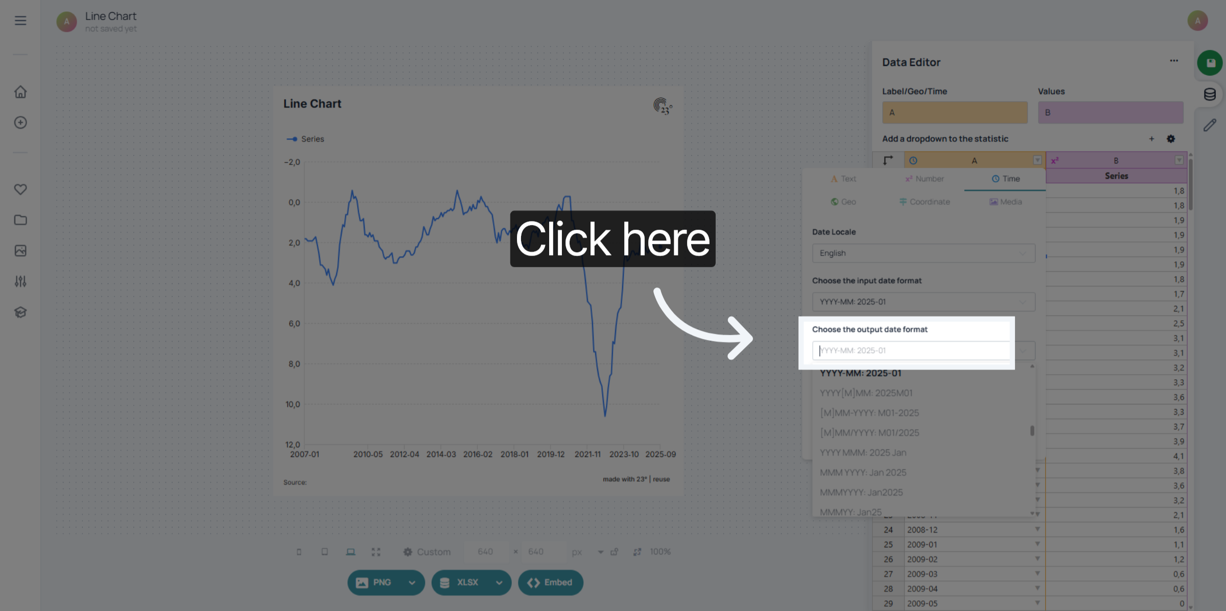 Searching formats 