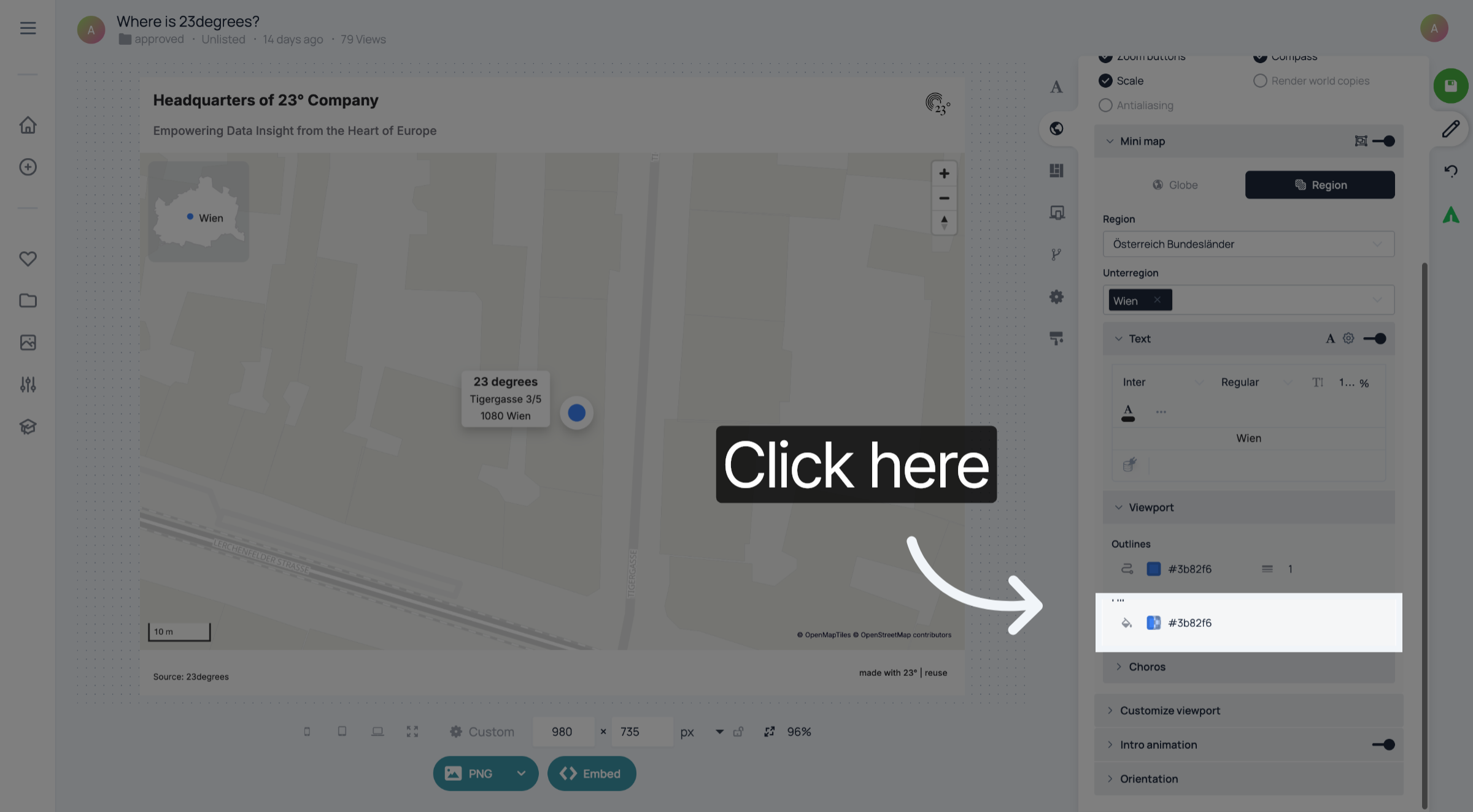 Open Choropleth Settings