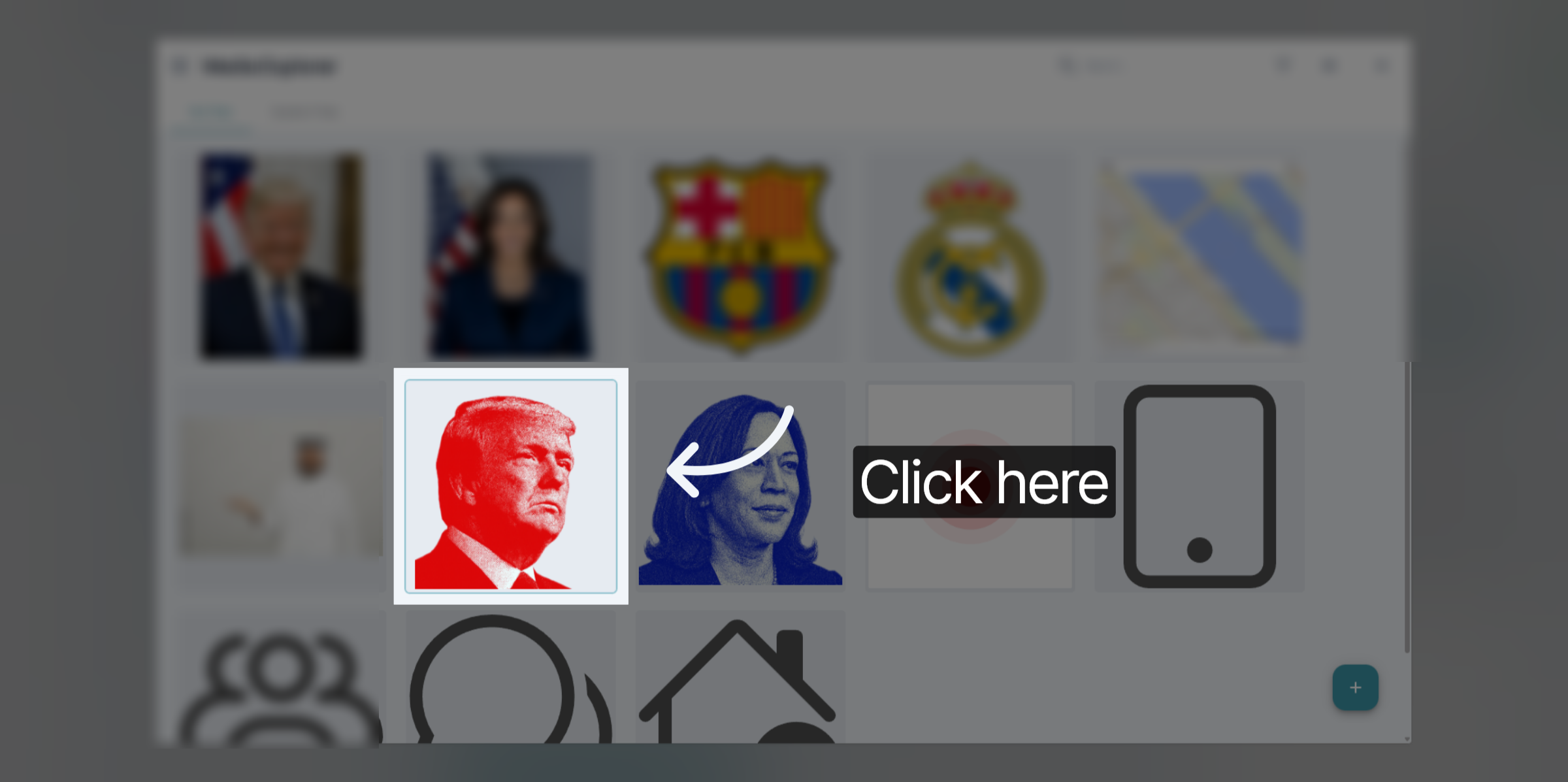 Confirm Image Selection