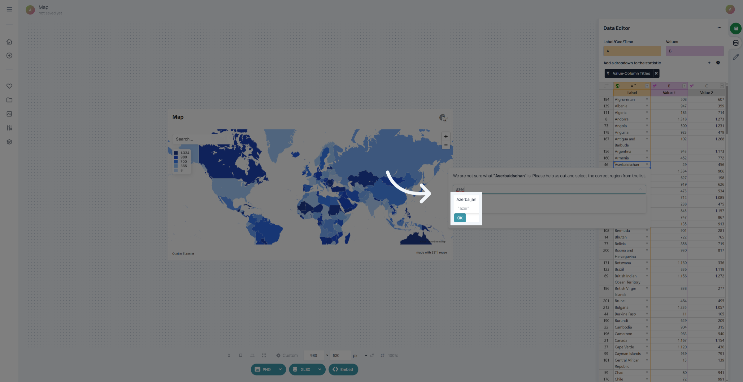 Select Correct Region