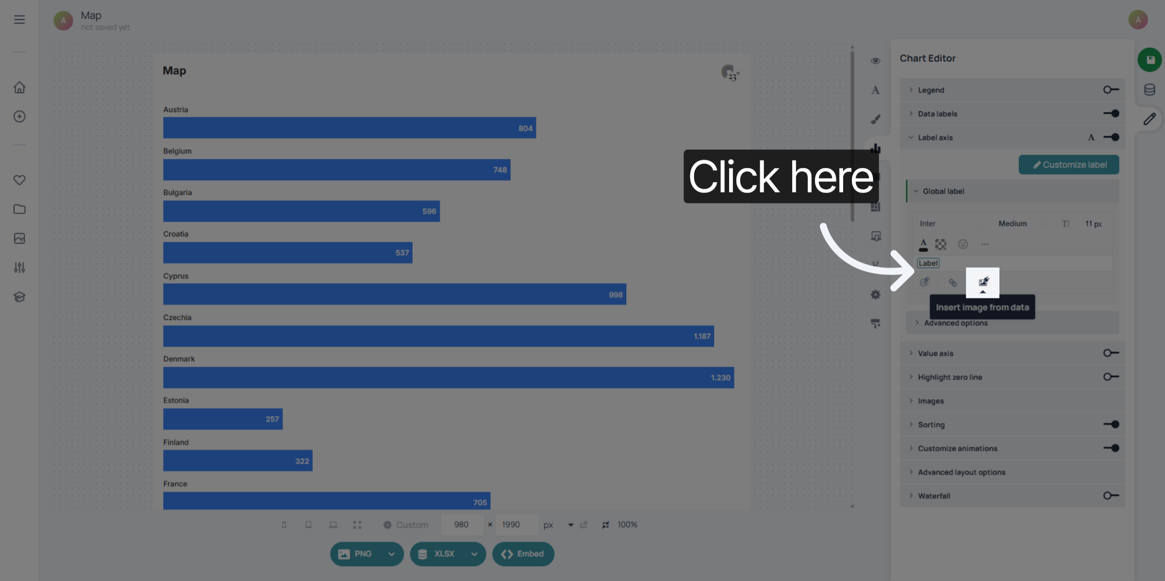 Open Label Configuration