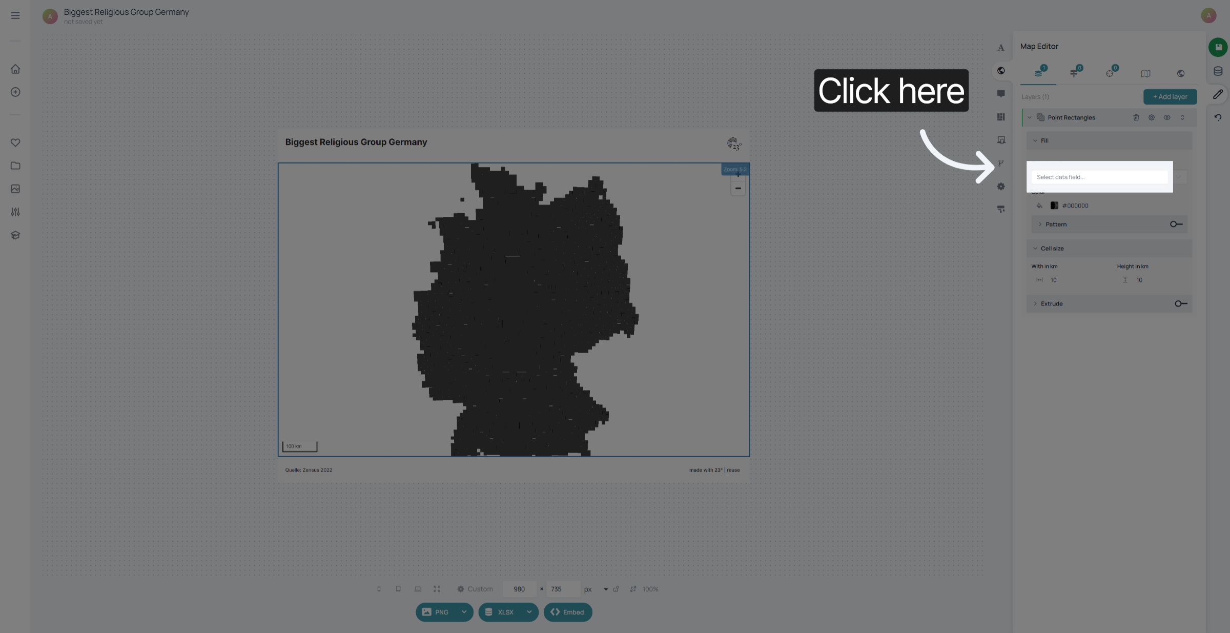 Access Data Field Selection