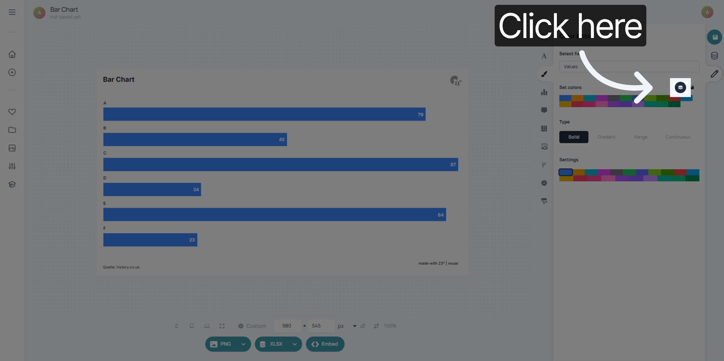 Access Existing Colour Sets