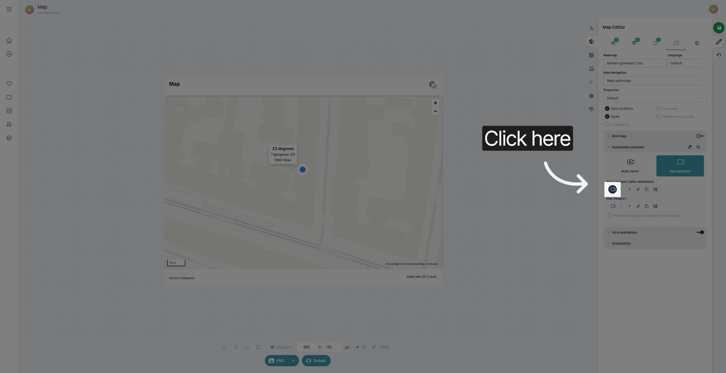 Click second camera symbol