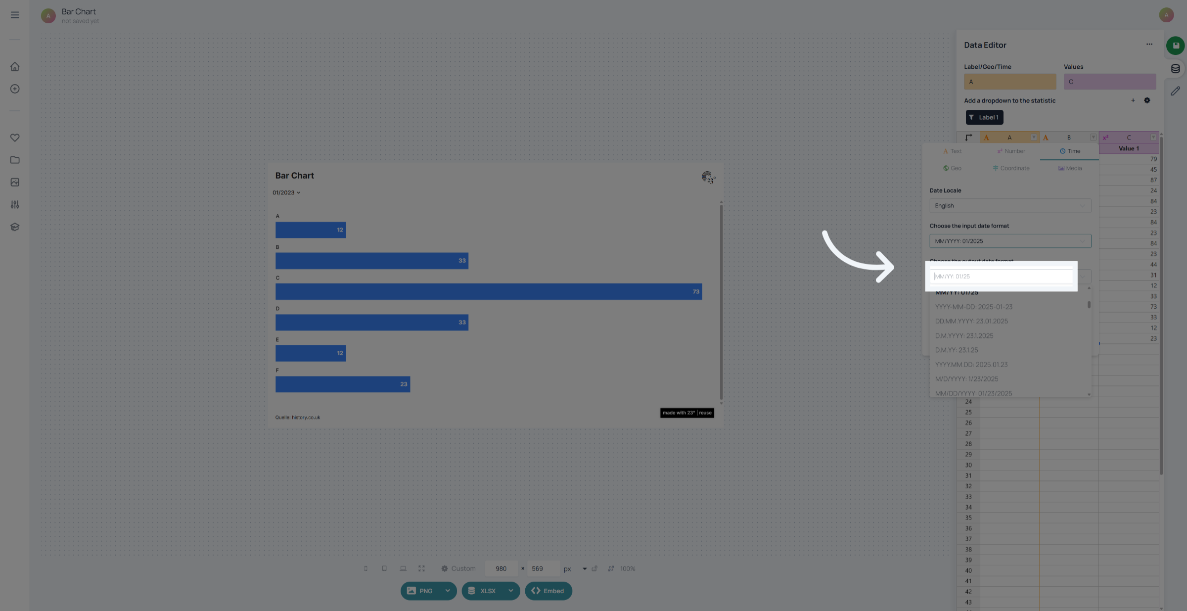 Select Output Format