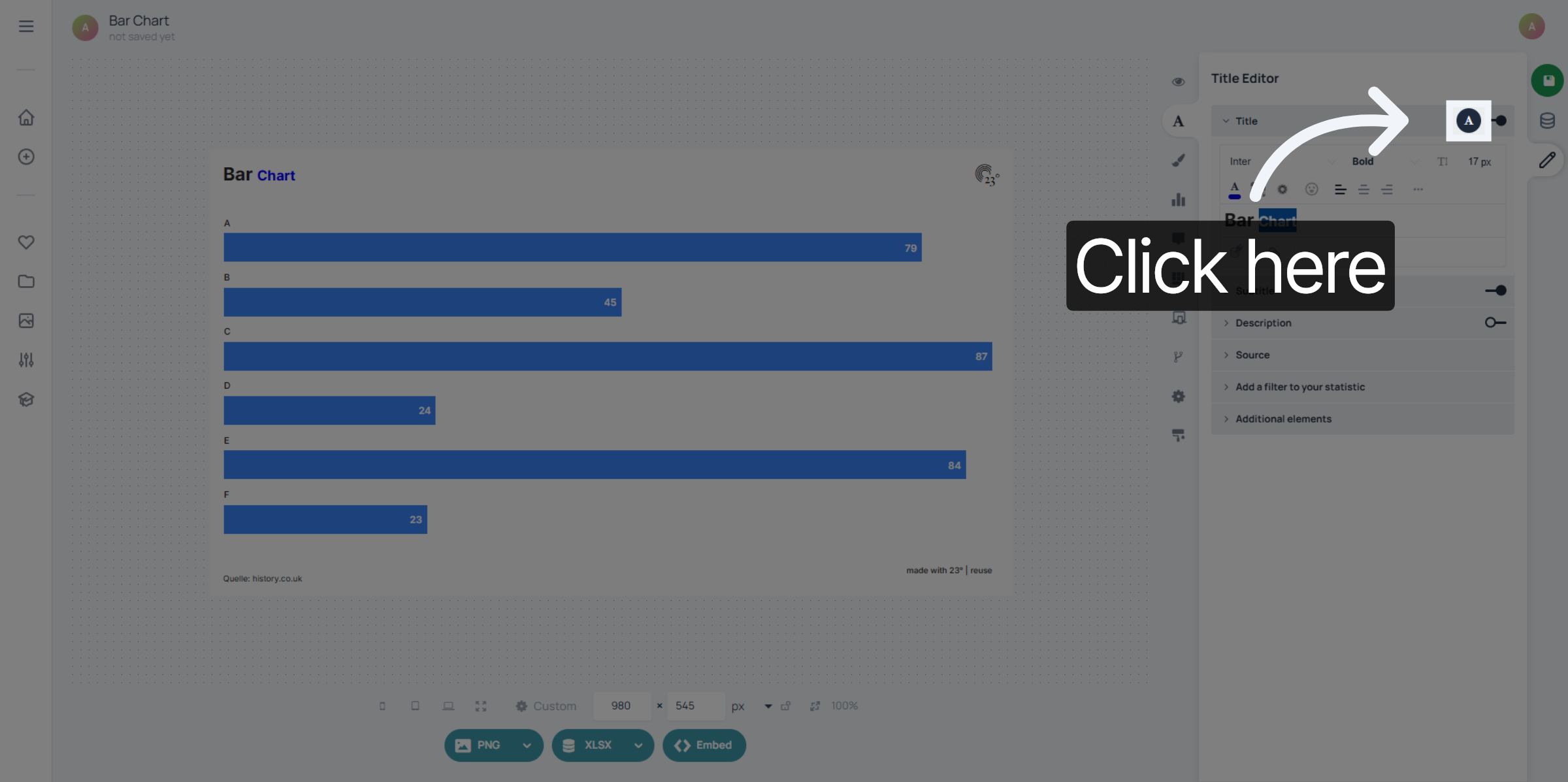 Where to find global text settings