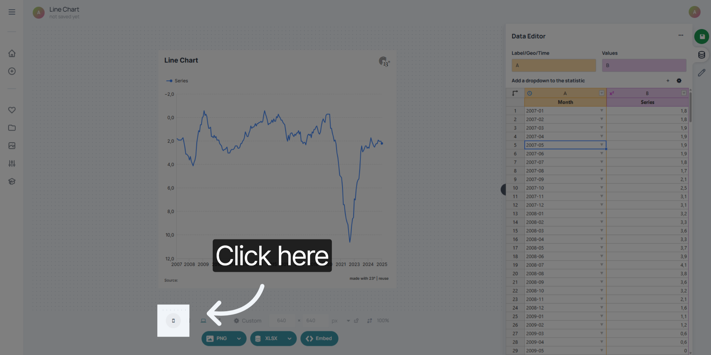 Responsive time axis & mobile preview