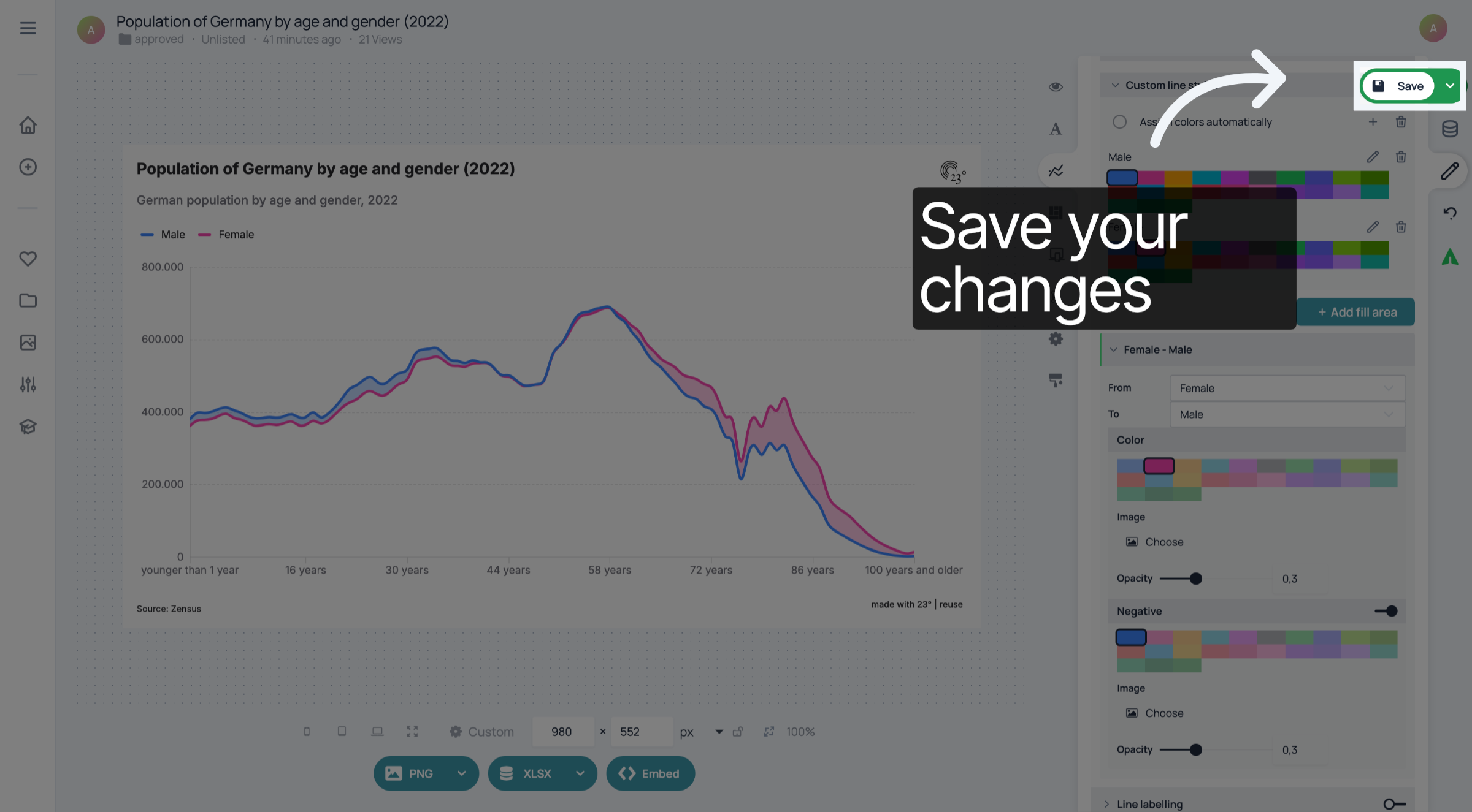 Save your changes