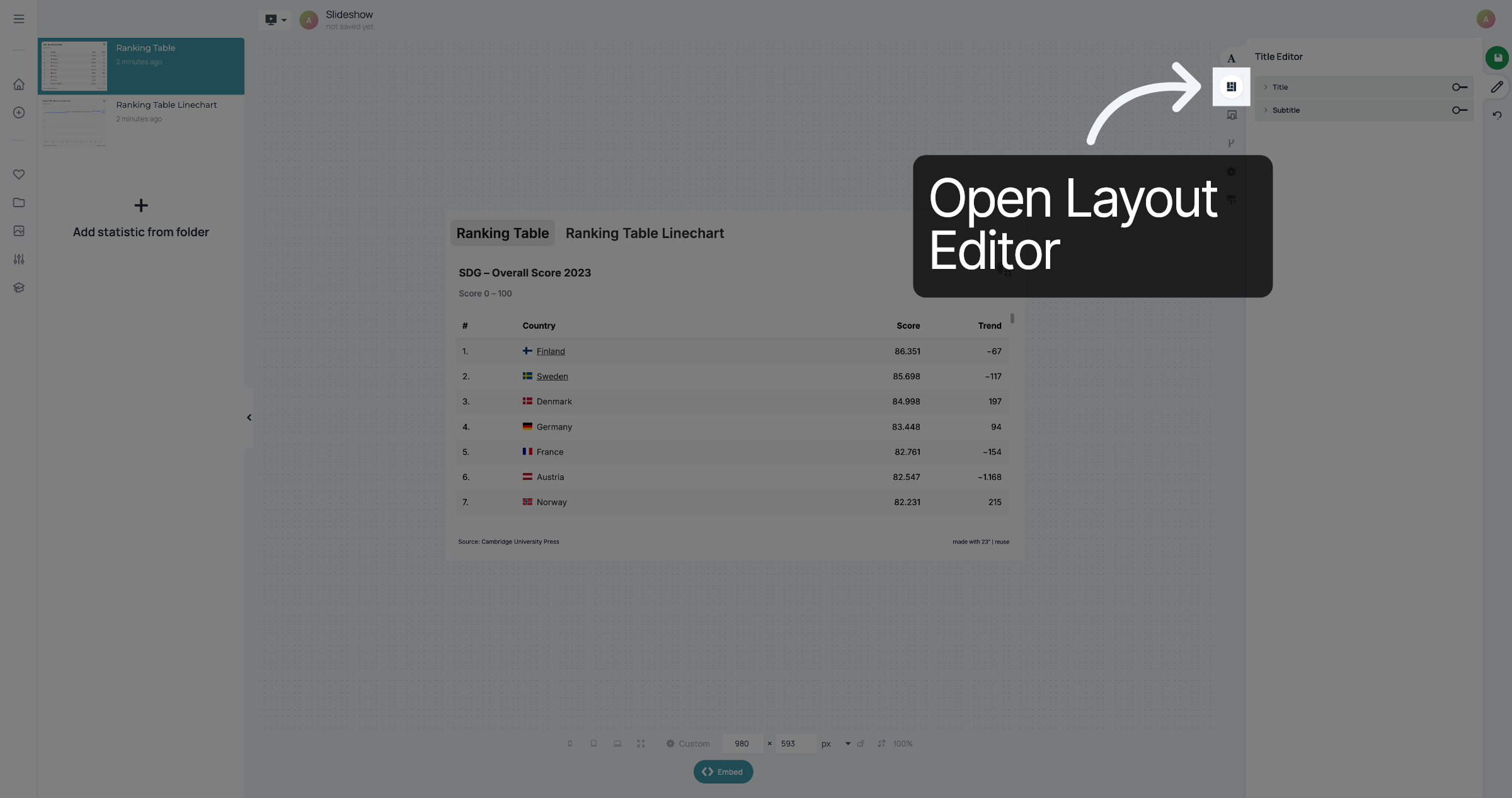 Open Layout Editor
