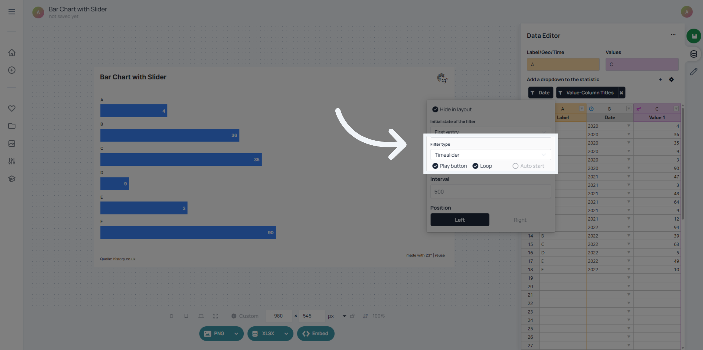 Filter Type & Other Options