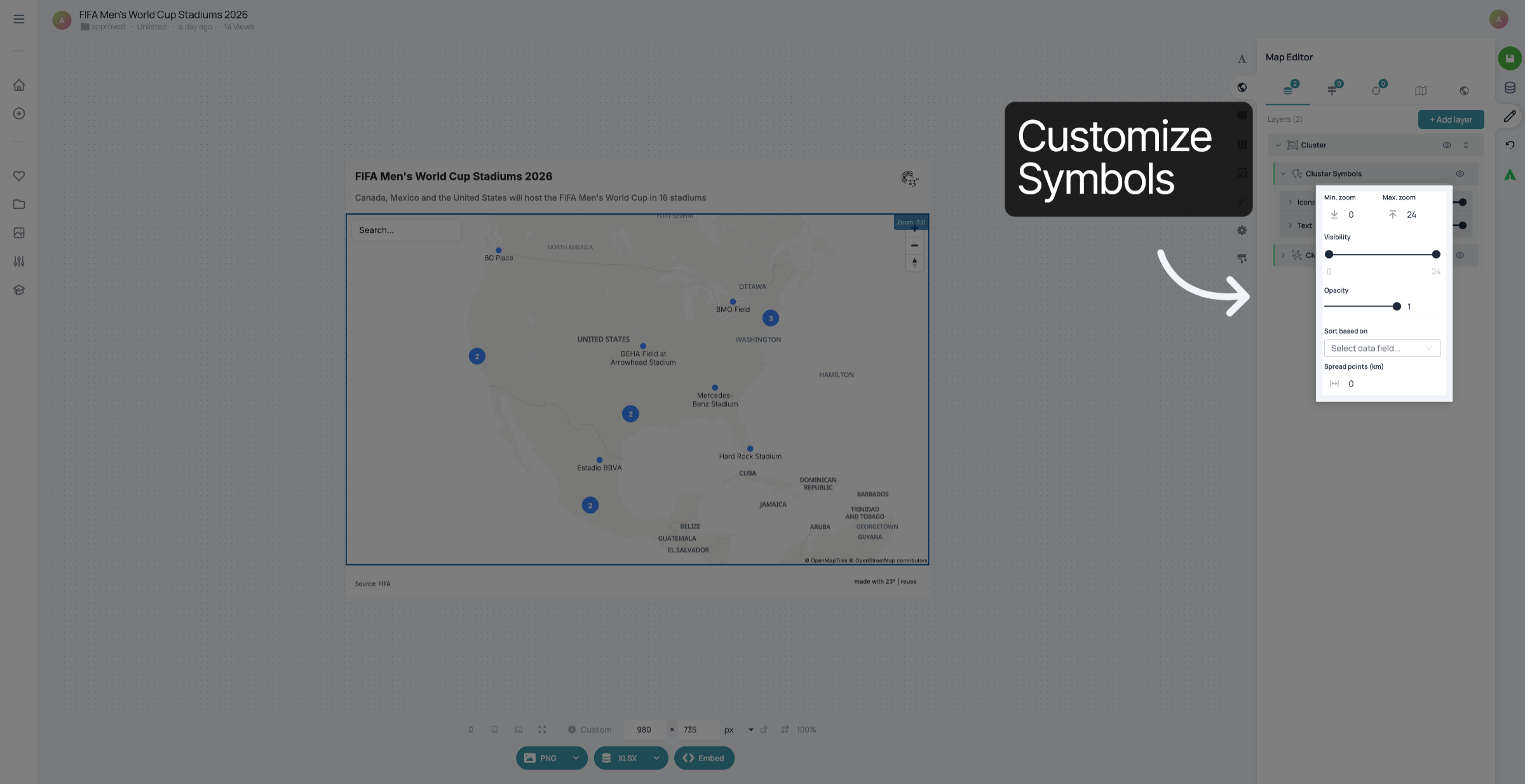Access Cluster Color Settings