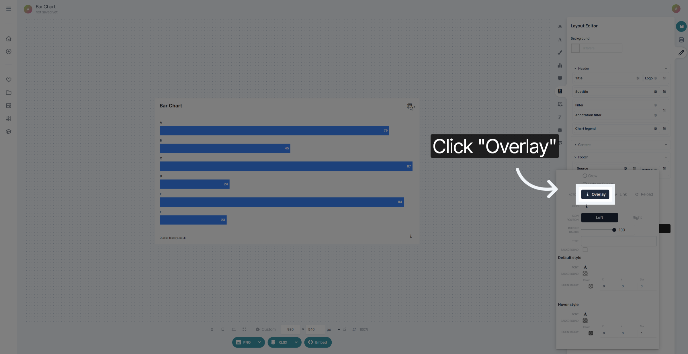 Choose Overlay Feature