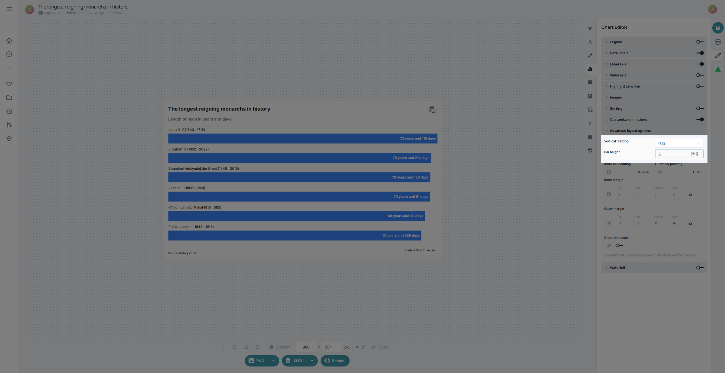 Select Height Parameter
