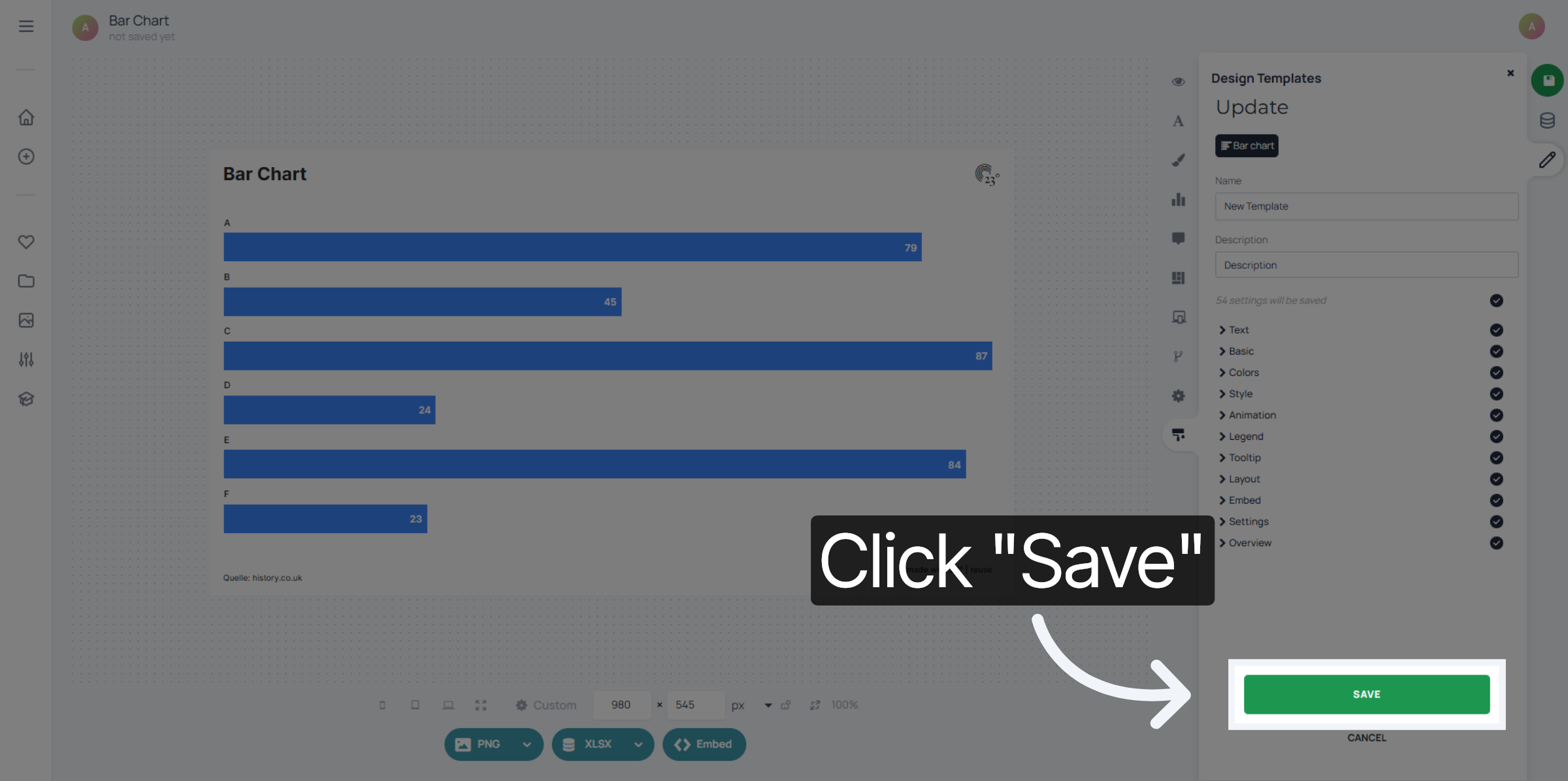Click Save Button