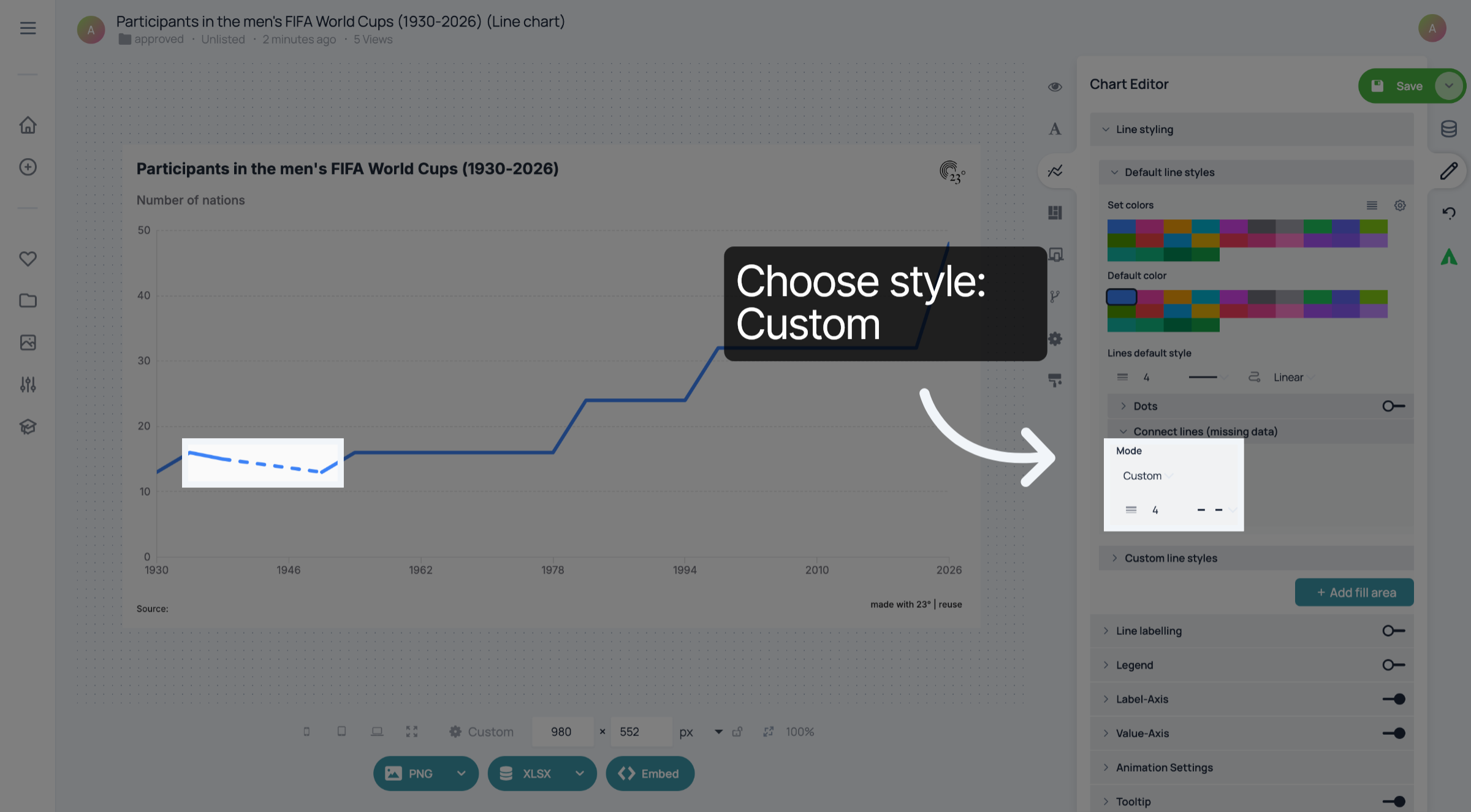 Choose style