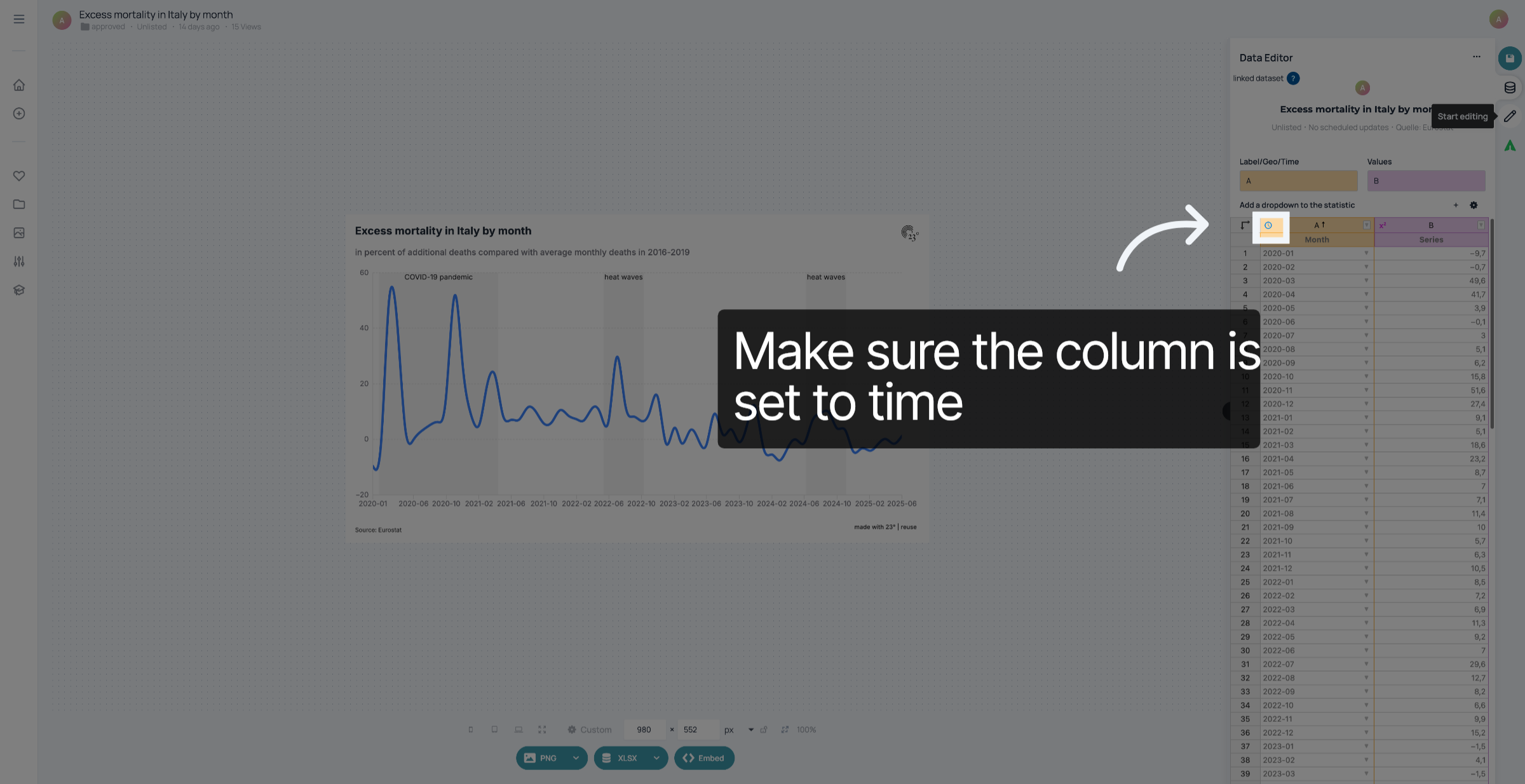 Check your dataset