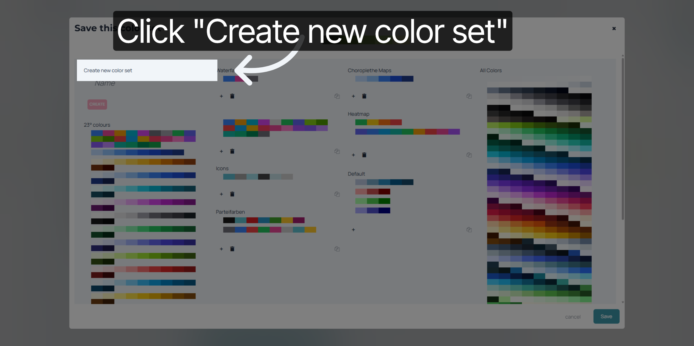 Create new Set