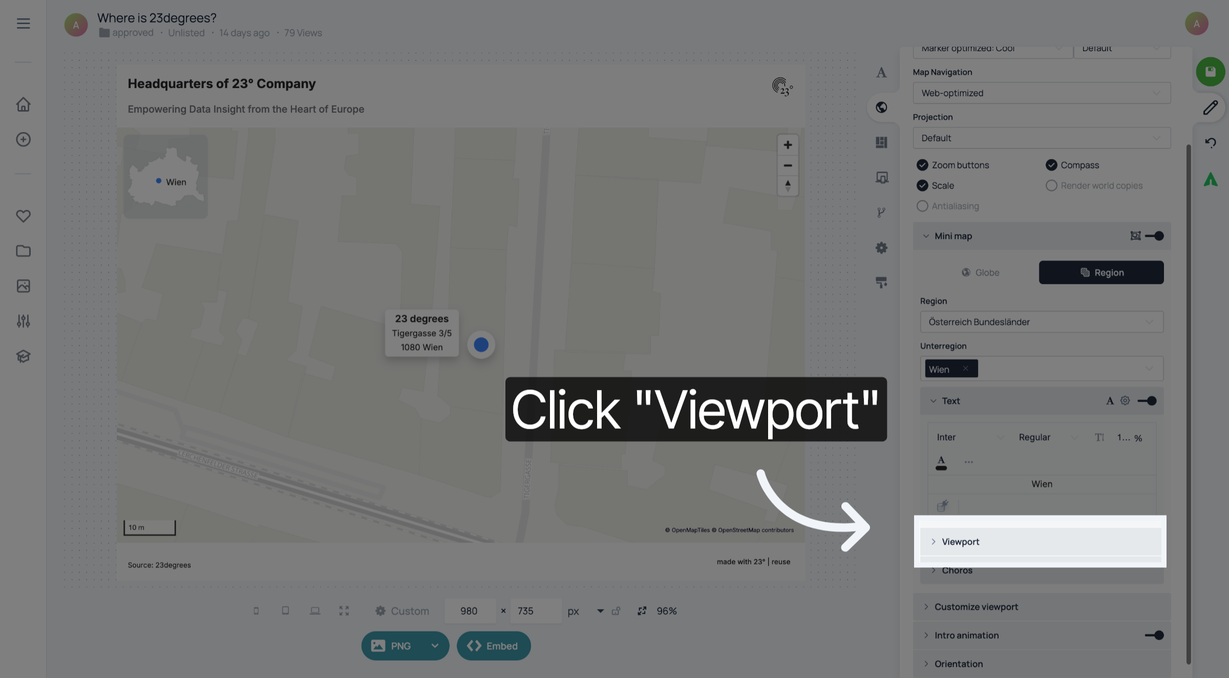 Select Viewport Option