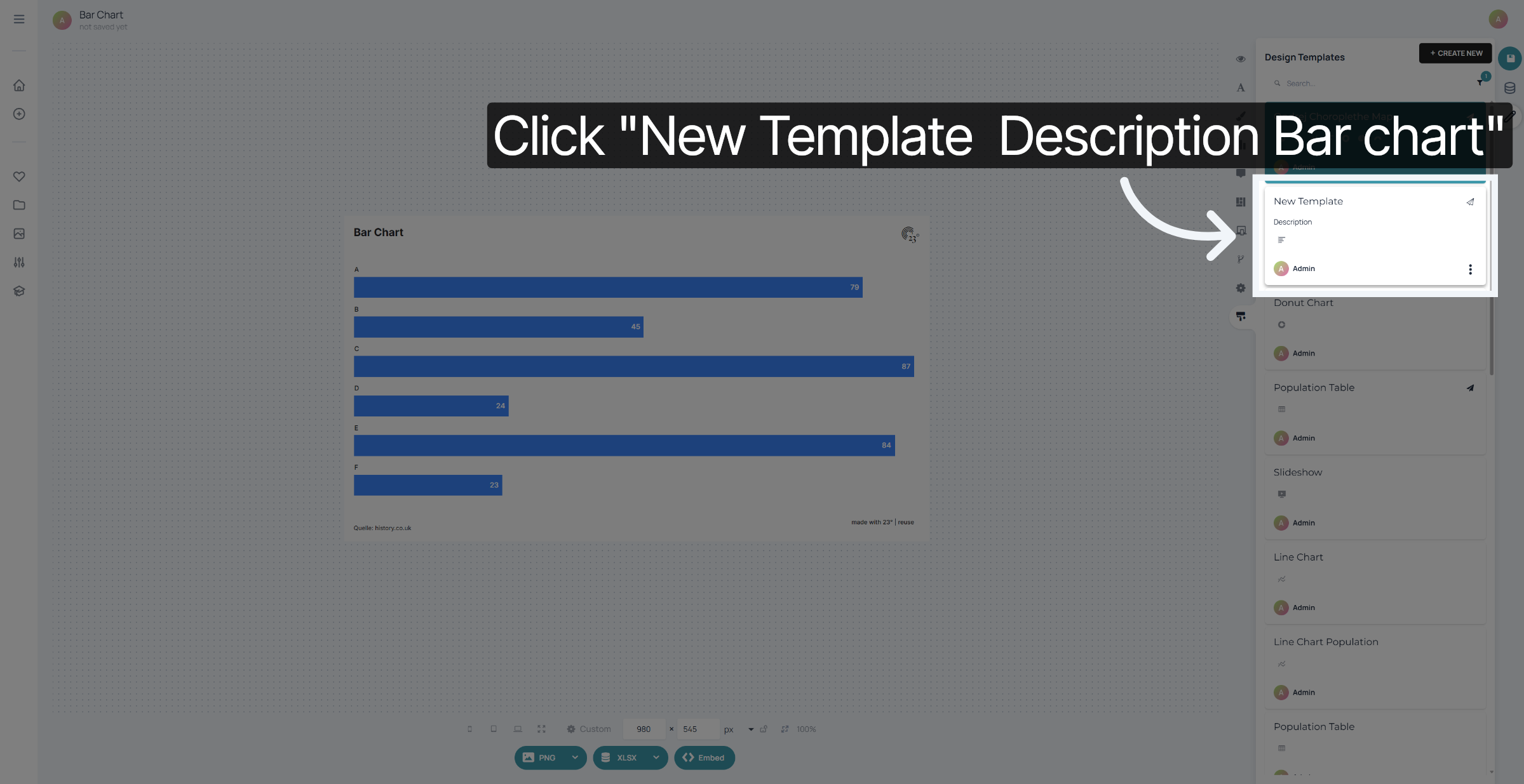 Select Desired Template