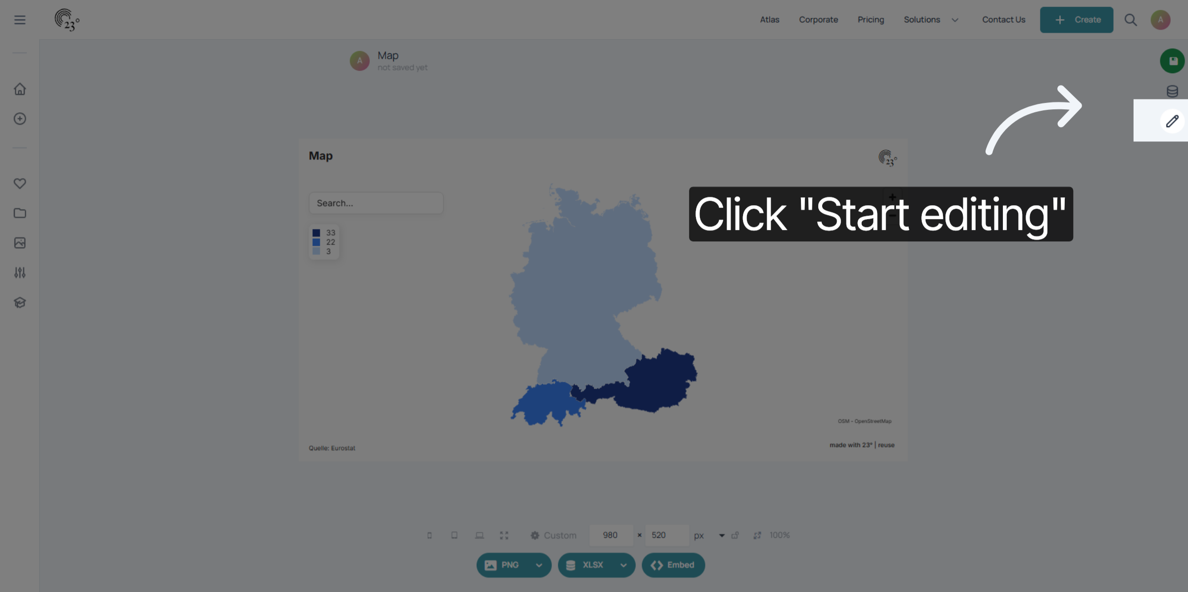 Click Start Editing